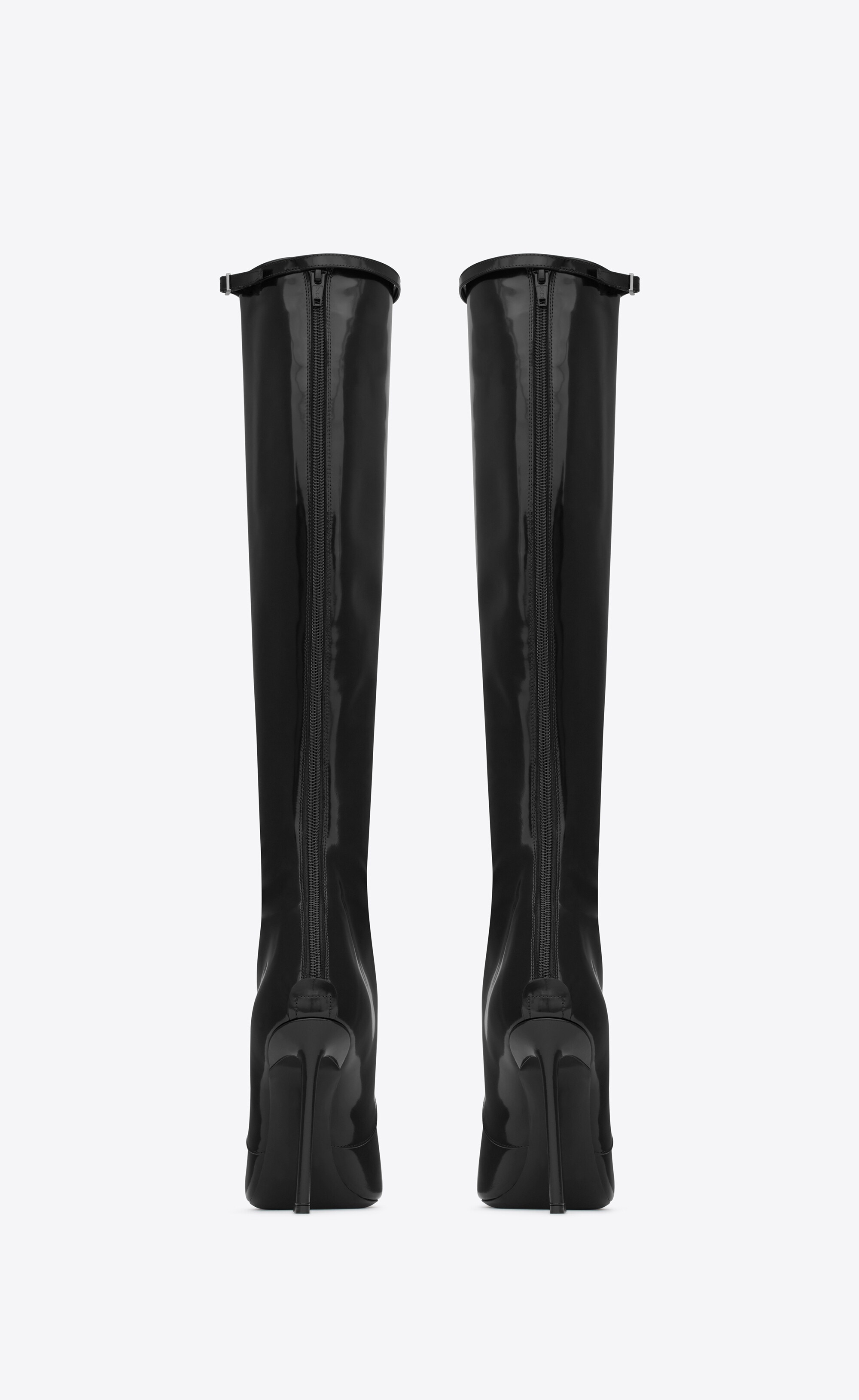 justify boots in shiny leather - 4