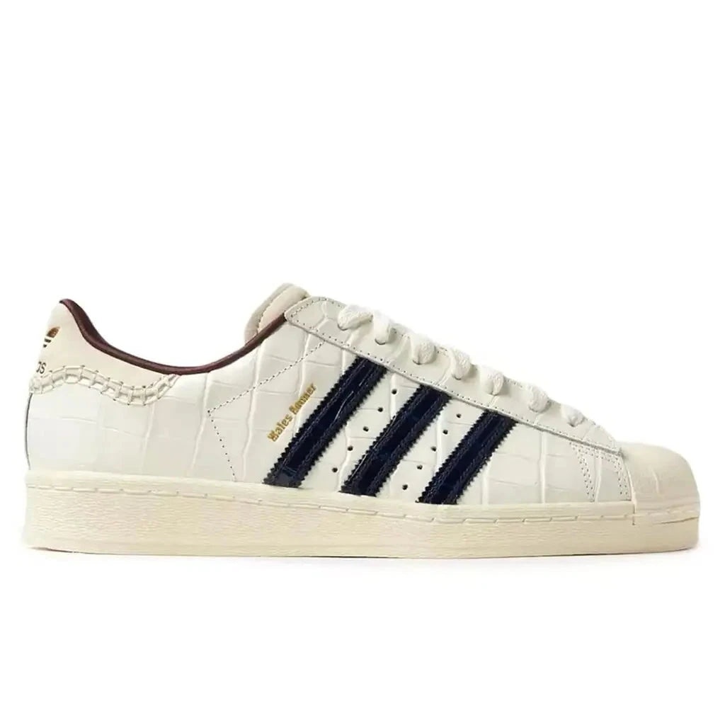 adidas X WALES BONNER SUPERSTAR SNEAKERS WONDER WHITE COLLEGIATE NAVY NIGHT RED tons REVERSIBLE