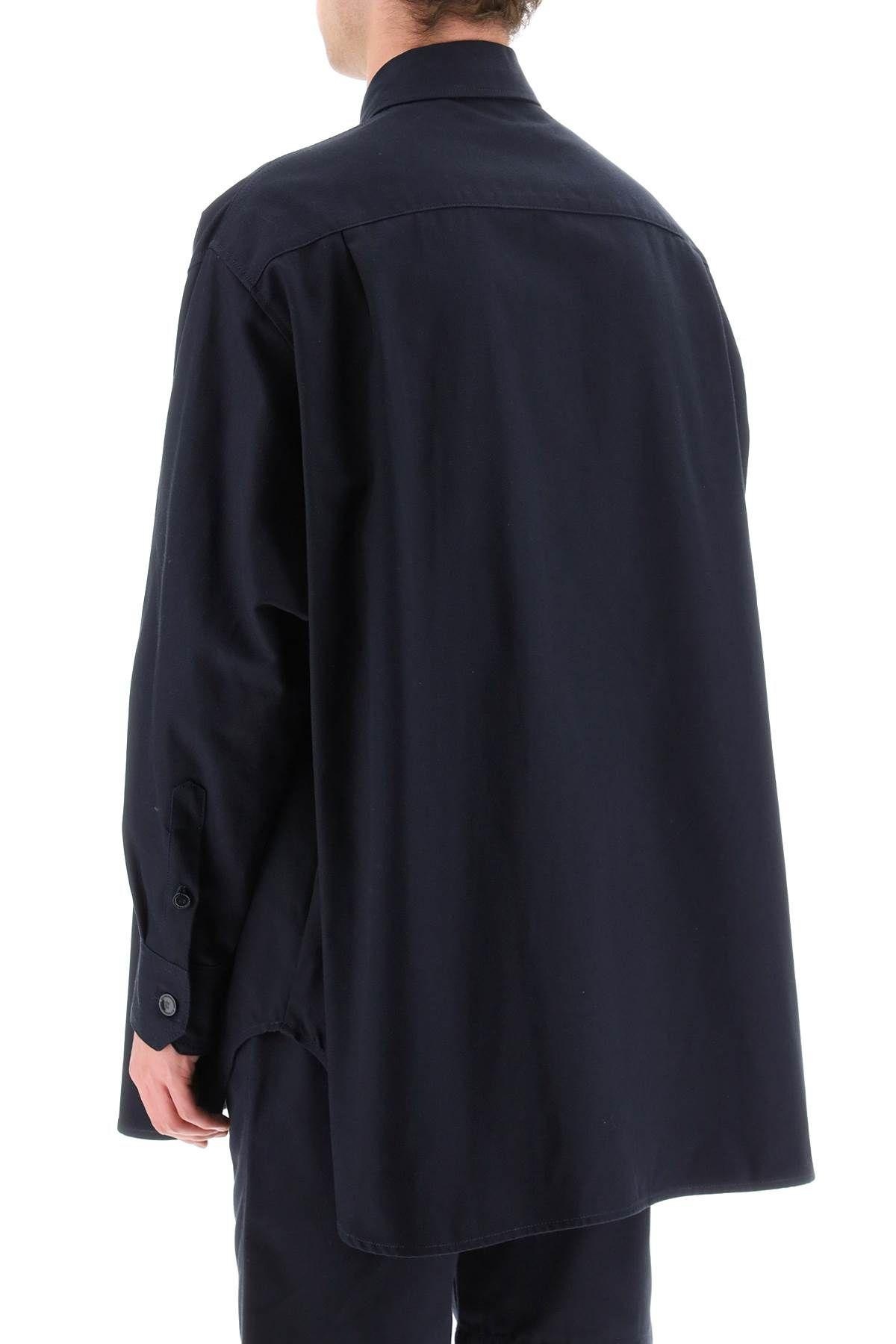 Logo patch oversized shirt Raf Simons - 4