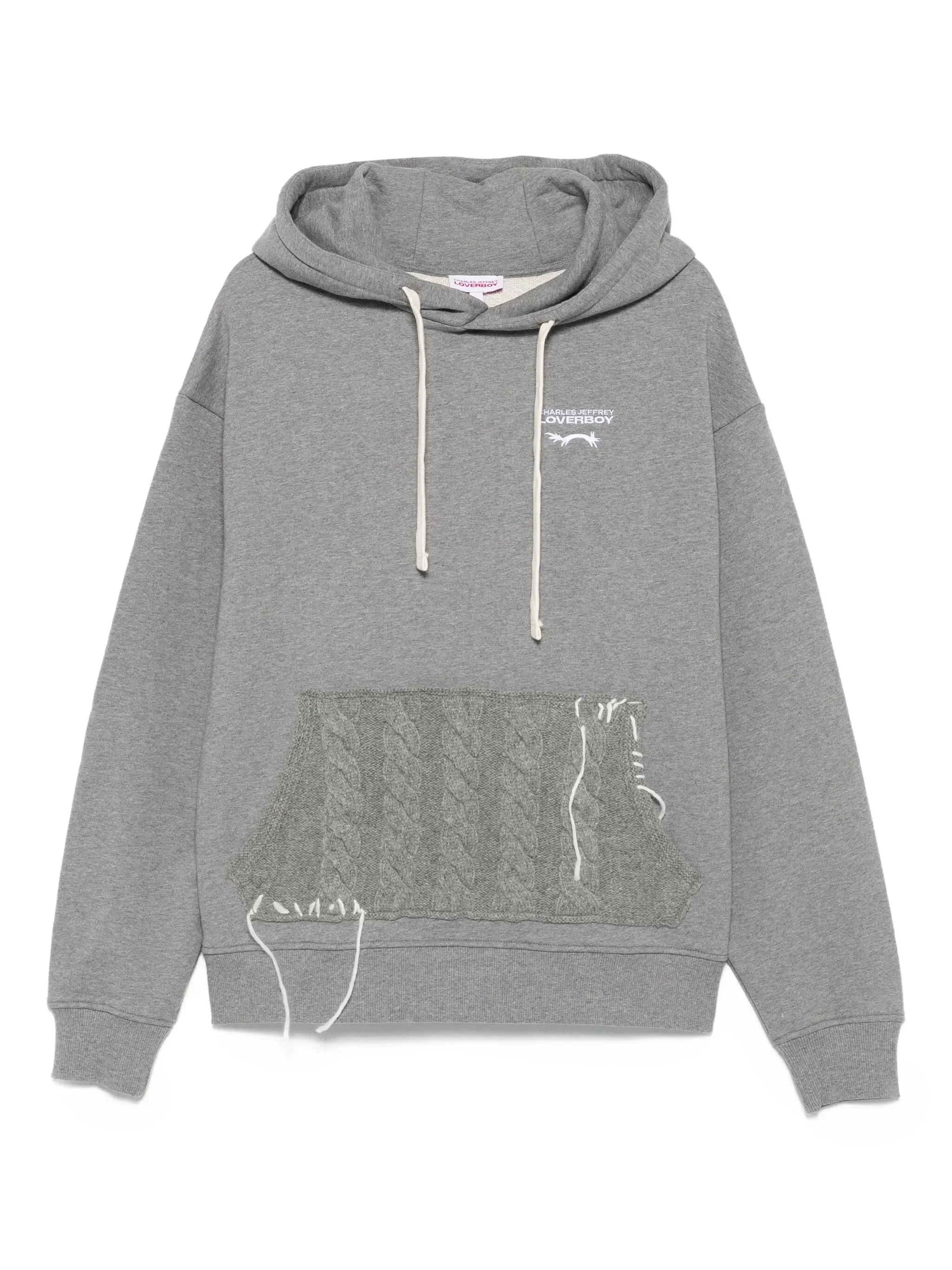Charles Jeffrey Loverboy Cable-knit Pocket Hoodie - 1