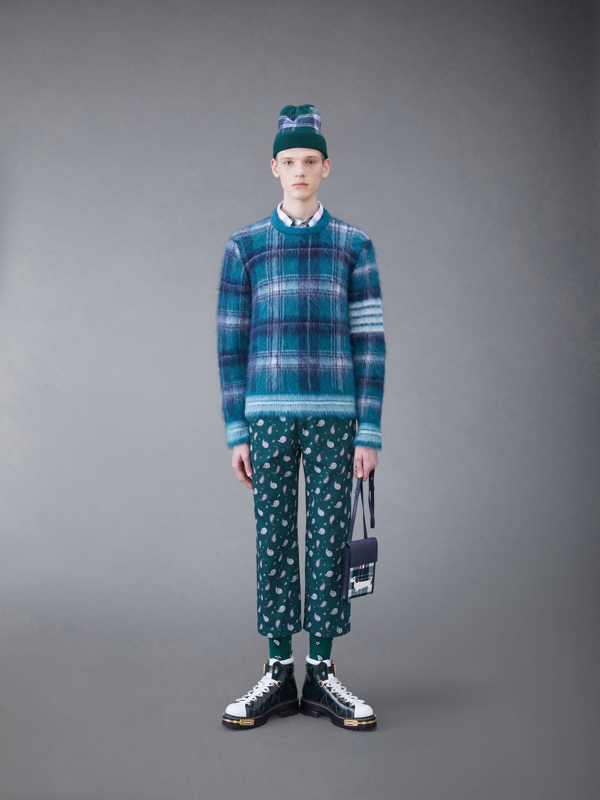Tartan Oxford Straight Fit Shirt - 5