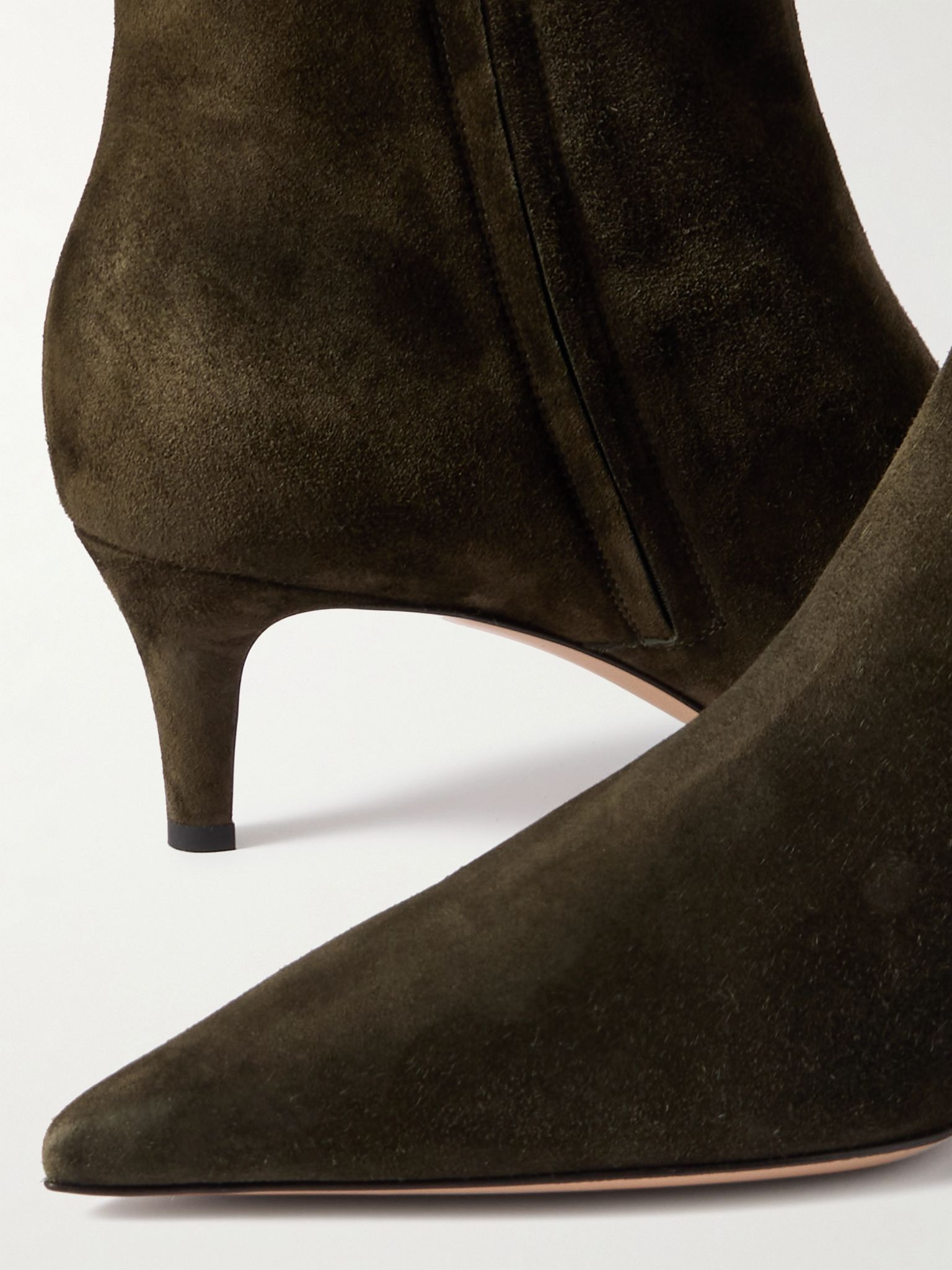 Levy 55 suede ankle boots Army green - 4