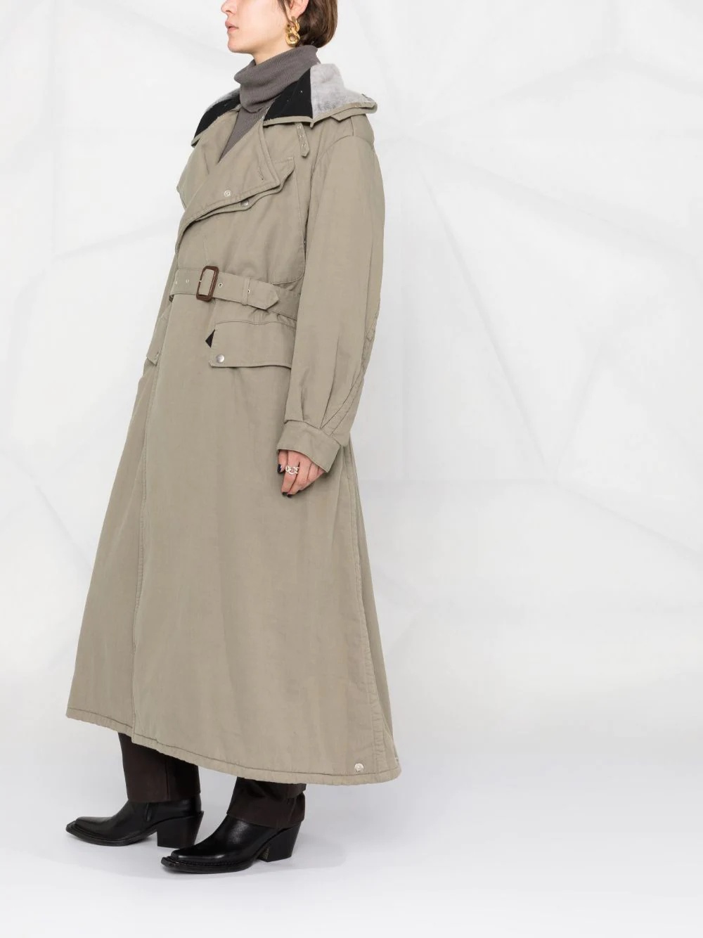 deconstructed trench coat - 6