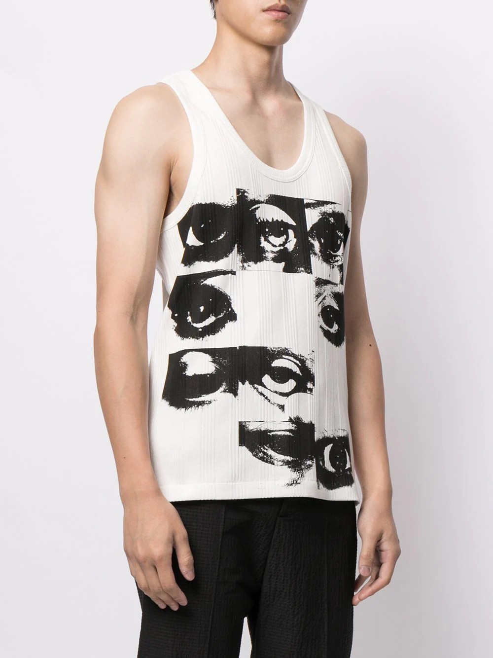 graphic-print tank top - 3