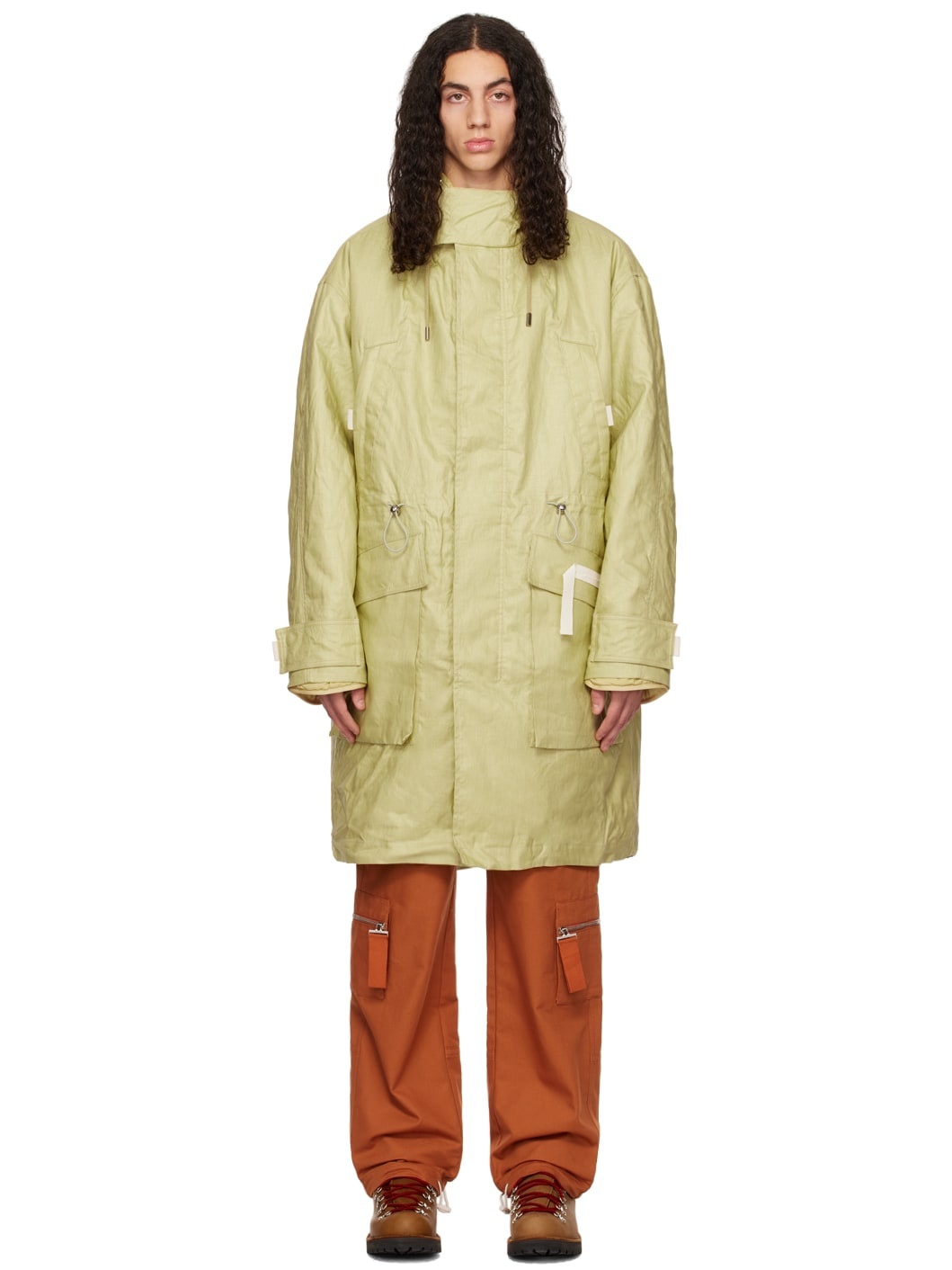 Green Le Papier 'La Parka Cozi' Coat - 1