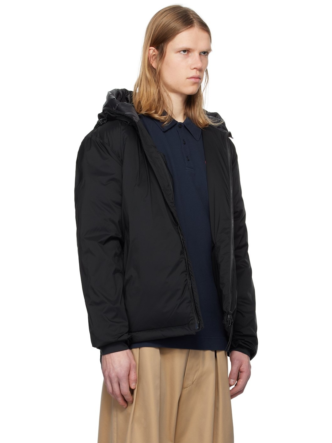 Black 'Black Label' Lodge Down Jacket - 2