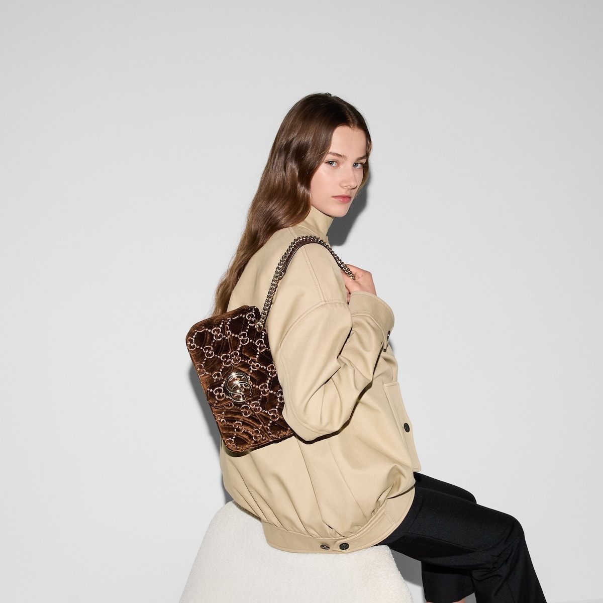 GG Marmont small shoulder bag - 3