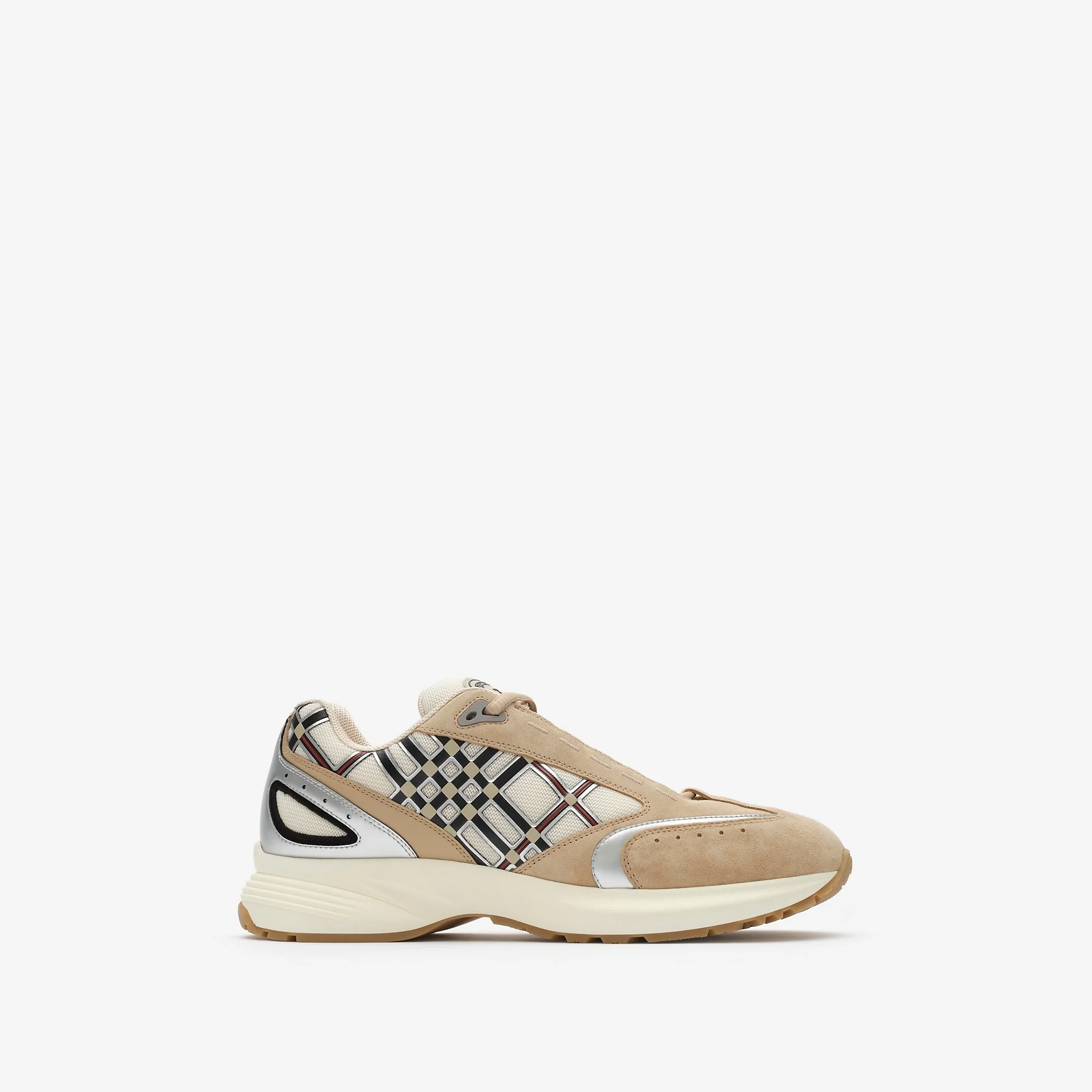 Nylon, Suede and Leather Eclipse Sneakers - 1