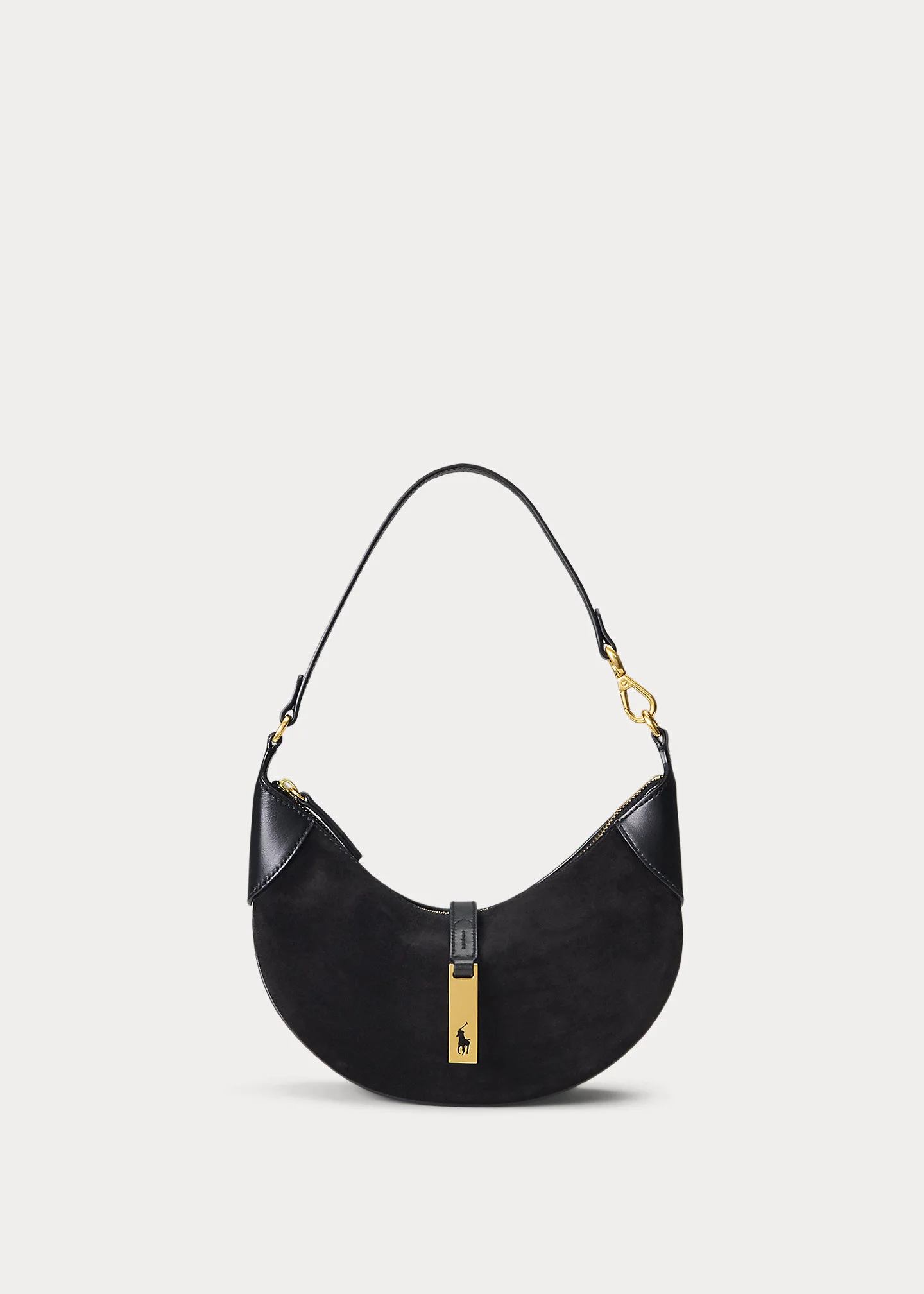 Polo ID Suede Mini Shoulder Bag - 1