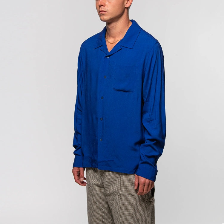 Stussy Big Poppy Ls Shirt 'Blue' 1110145 - 3