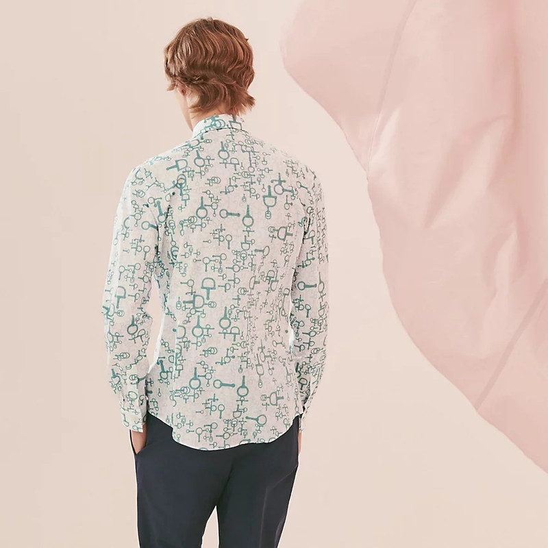 Hermès "Mors and Mors Floute" fitted shirt outlook
