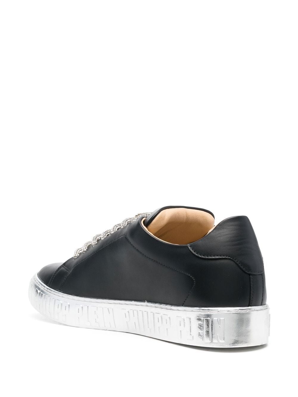 Strass low-top sneakers - 3