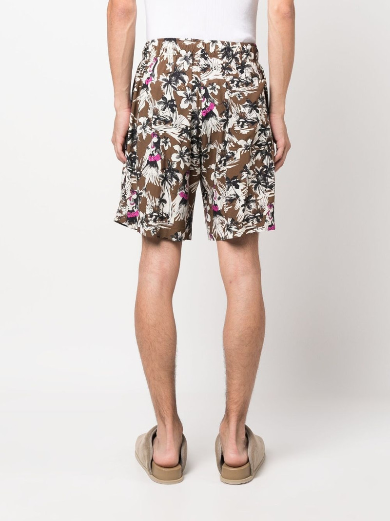 all-over graphic-print shorts 4