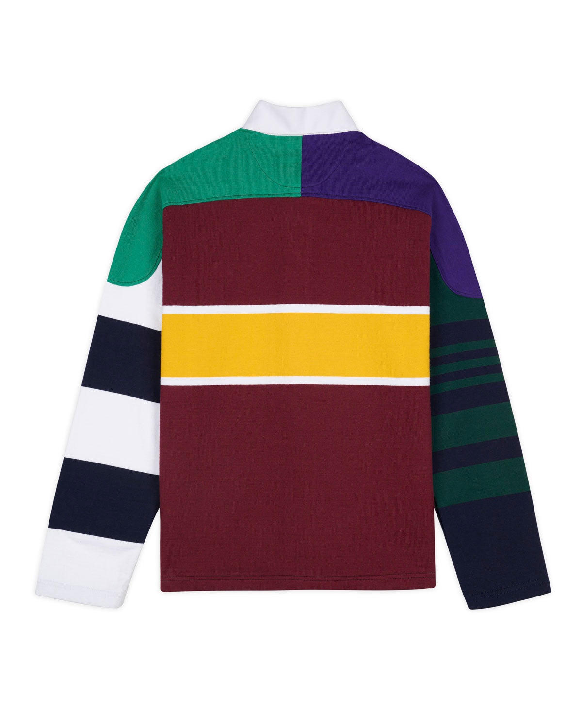 Long Sleeve Rugby Shirt - Black Multi - 2