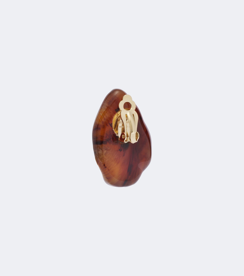 Ambra gold-plated clip-on earrings 5