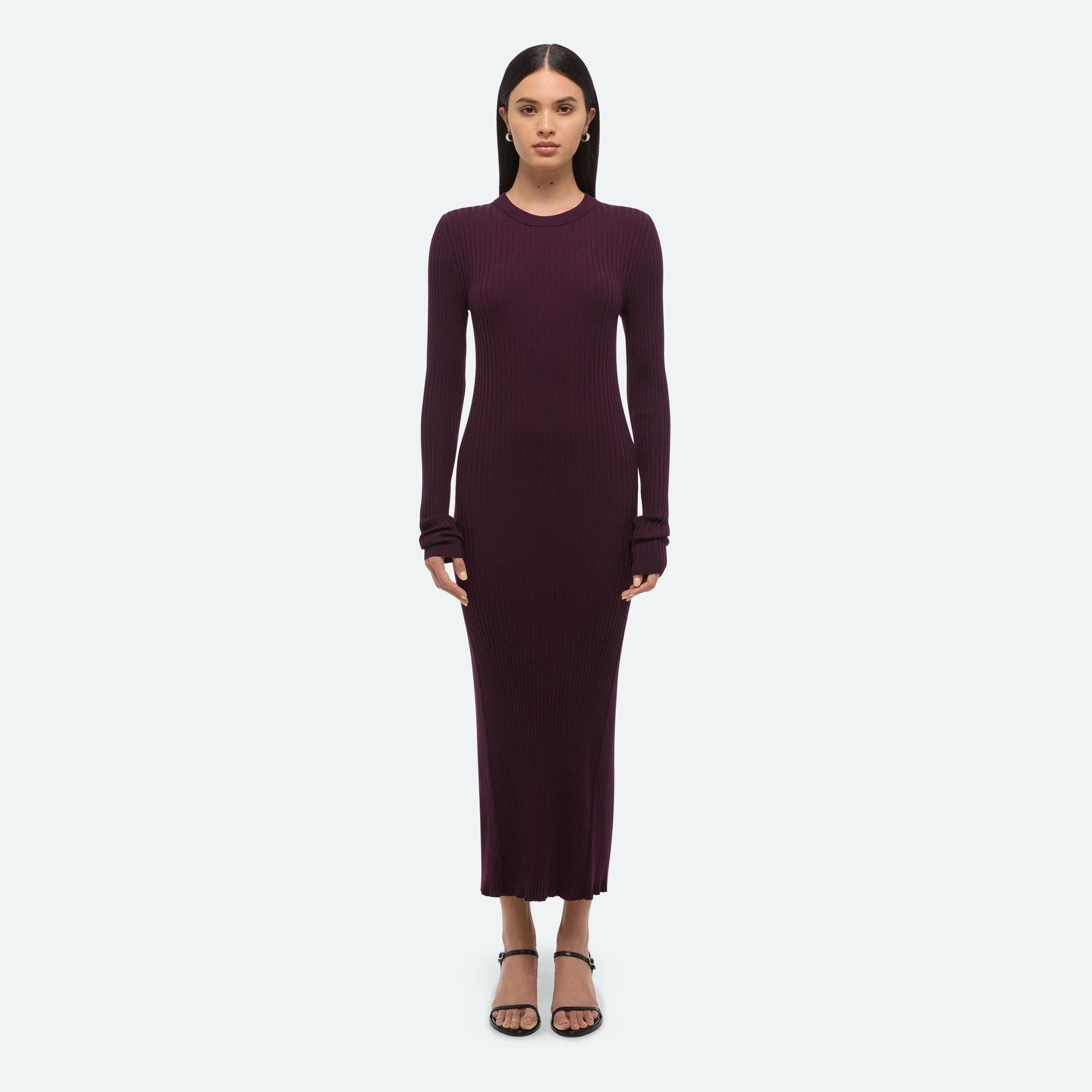 OPEN-BACK RIBBED DRESS - 3