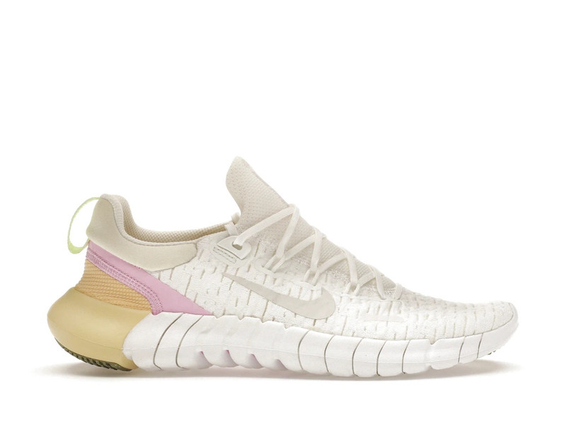 Nike Free Run 5.0 Summit White Pink (2021) (W) 1