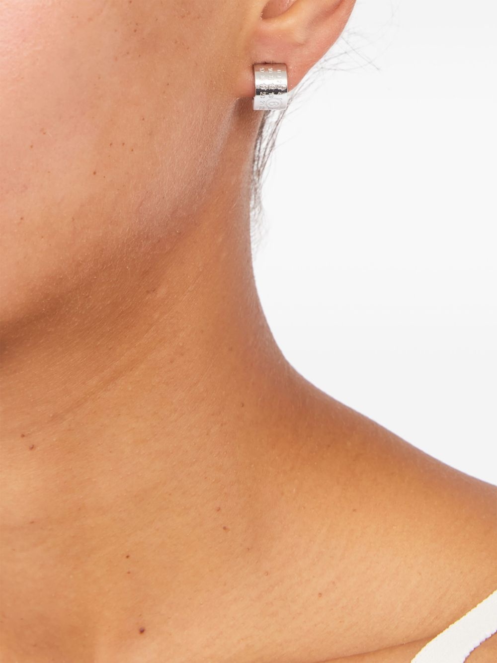 numbers-motif earrings - 2