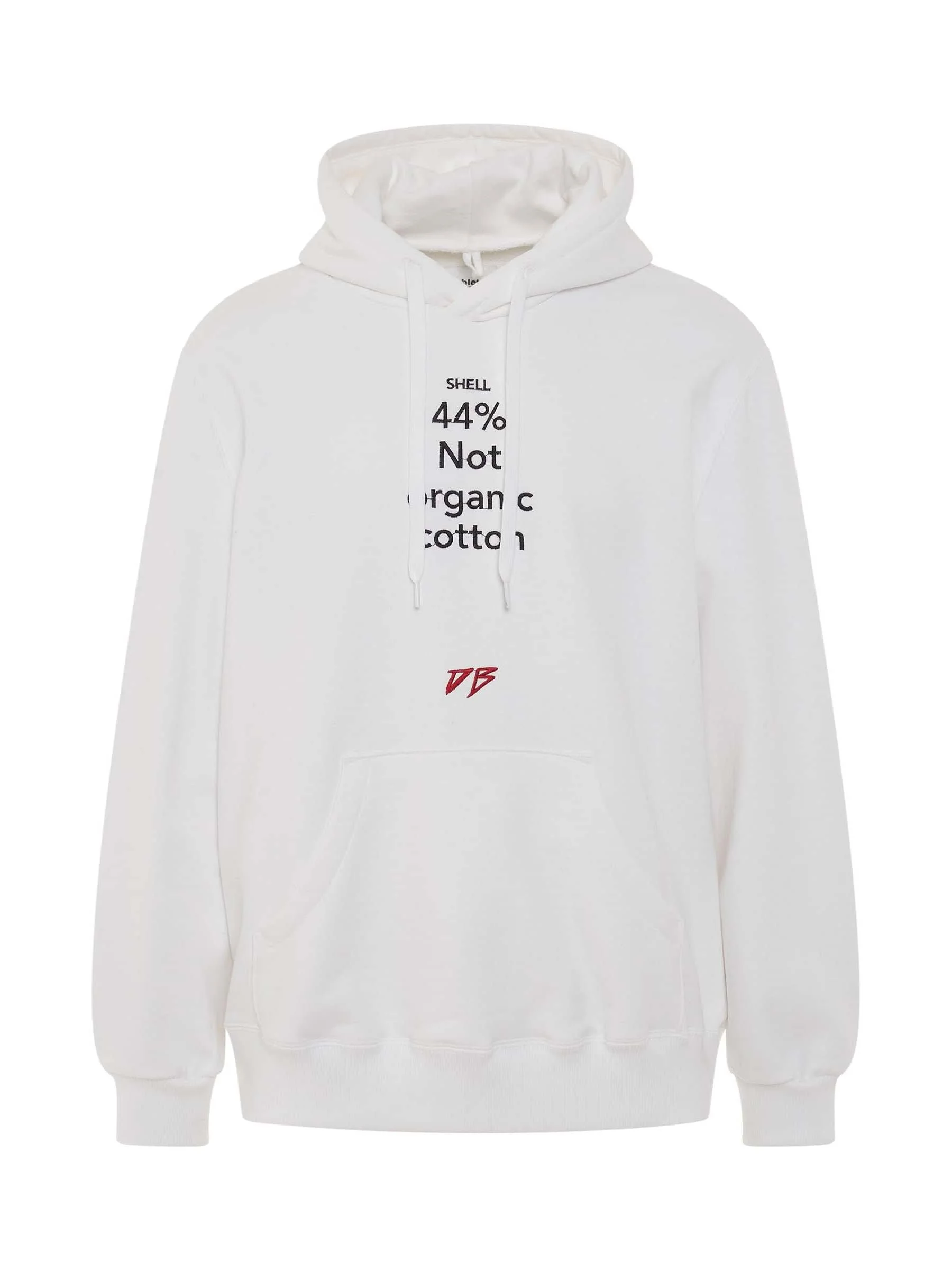 Knit Hoodie in White - 1