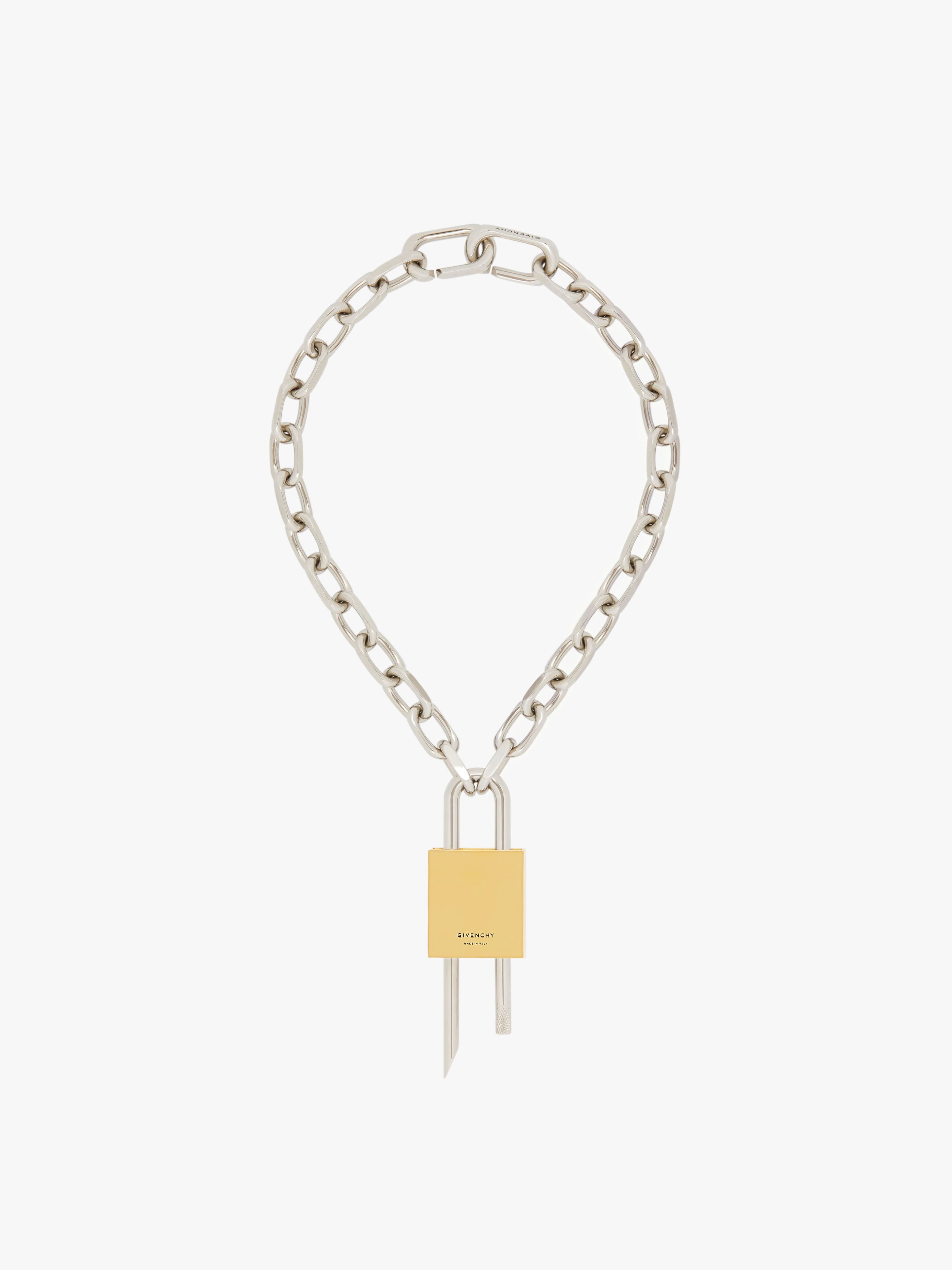 LOCK 4G NECKLACE IN METAL - 2