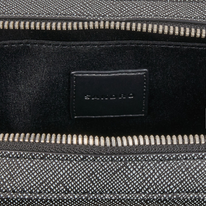 SMALL RECONSTITUED LEATHER BAG 4