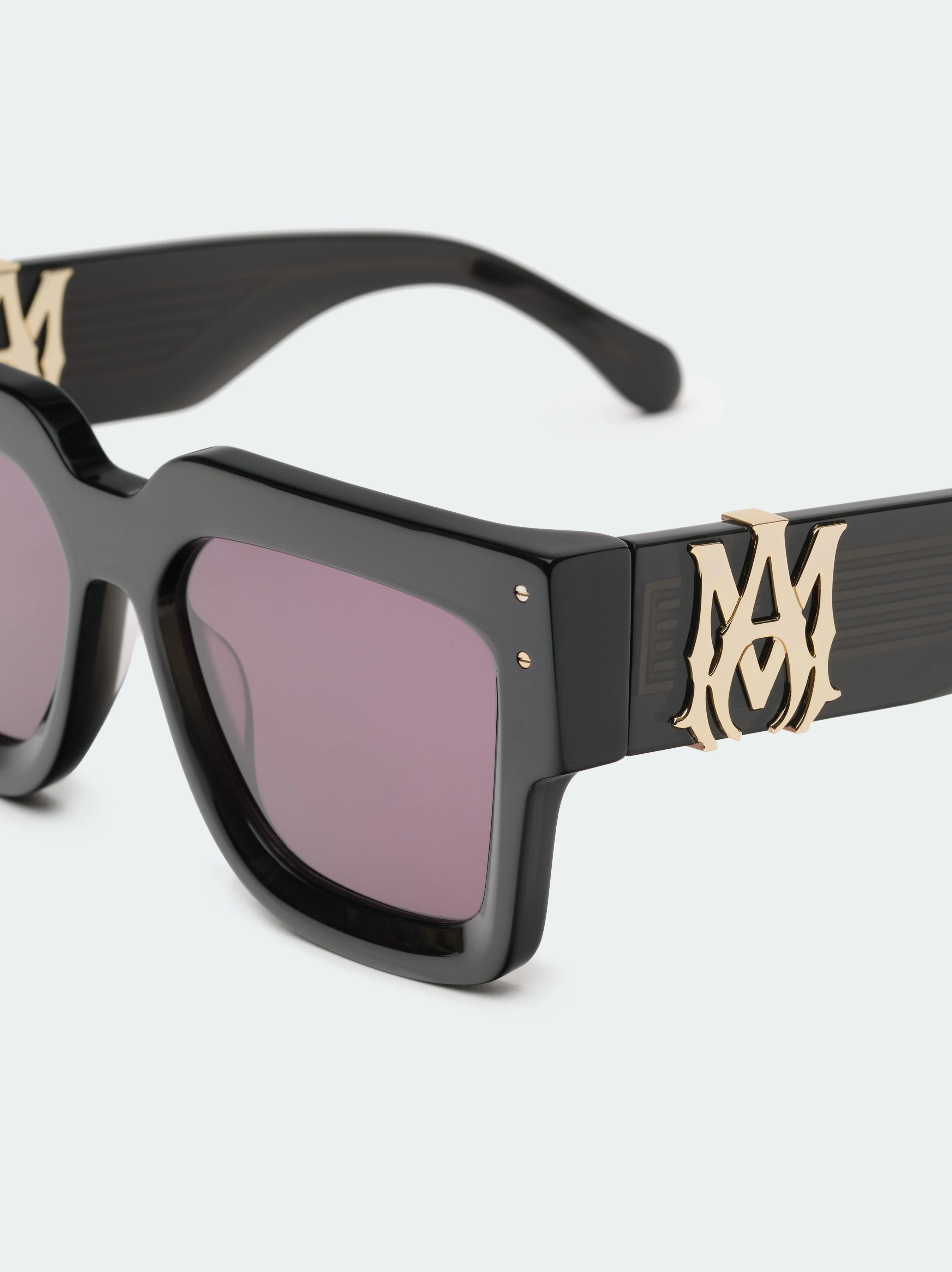 【関税込み】AMIRI ブラック Jumbo 'MA' サングラス AMIRI JUMBO MA SUNGLASSES | REVERSIBLE