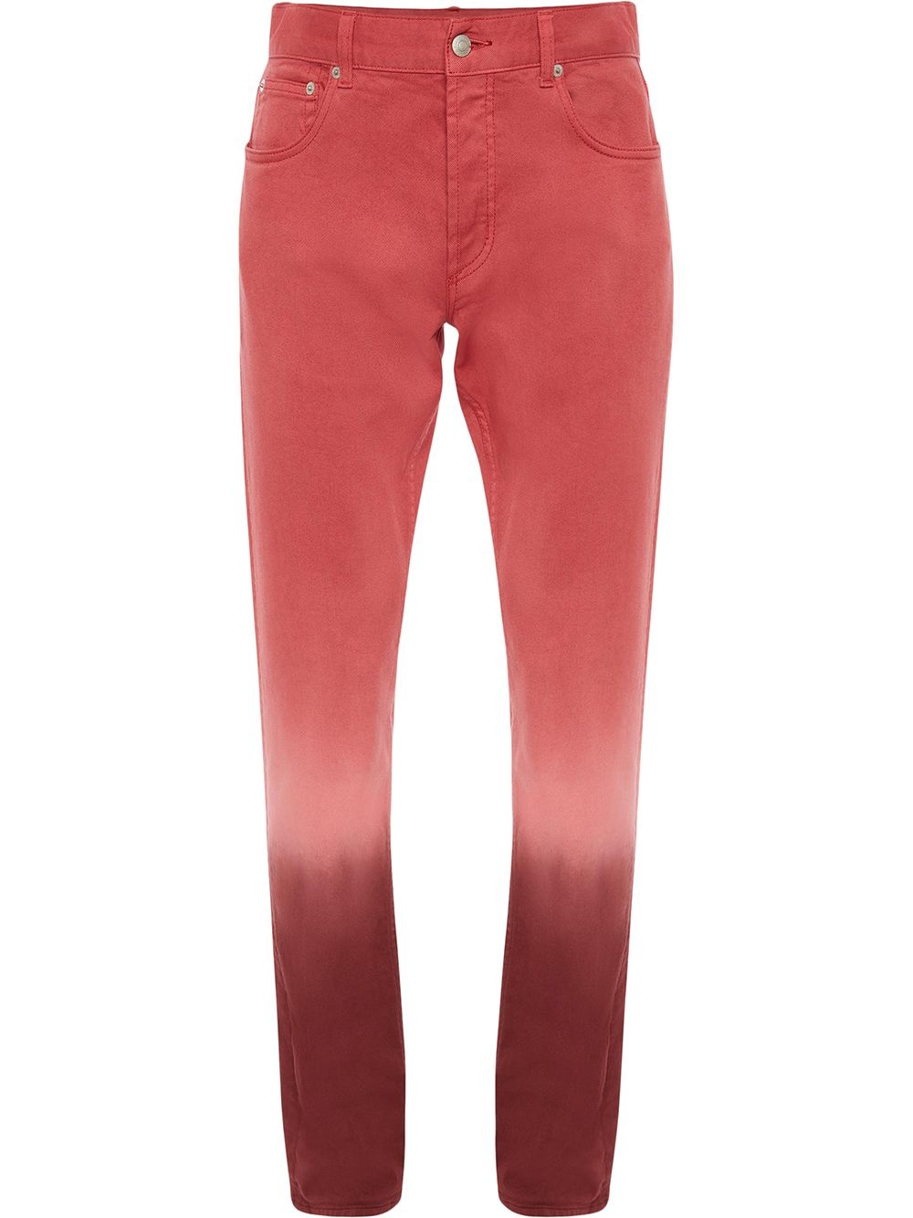 dip-dye tapered-leg jeans - 1