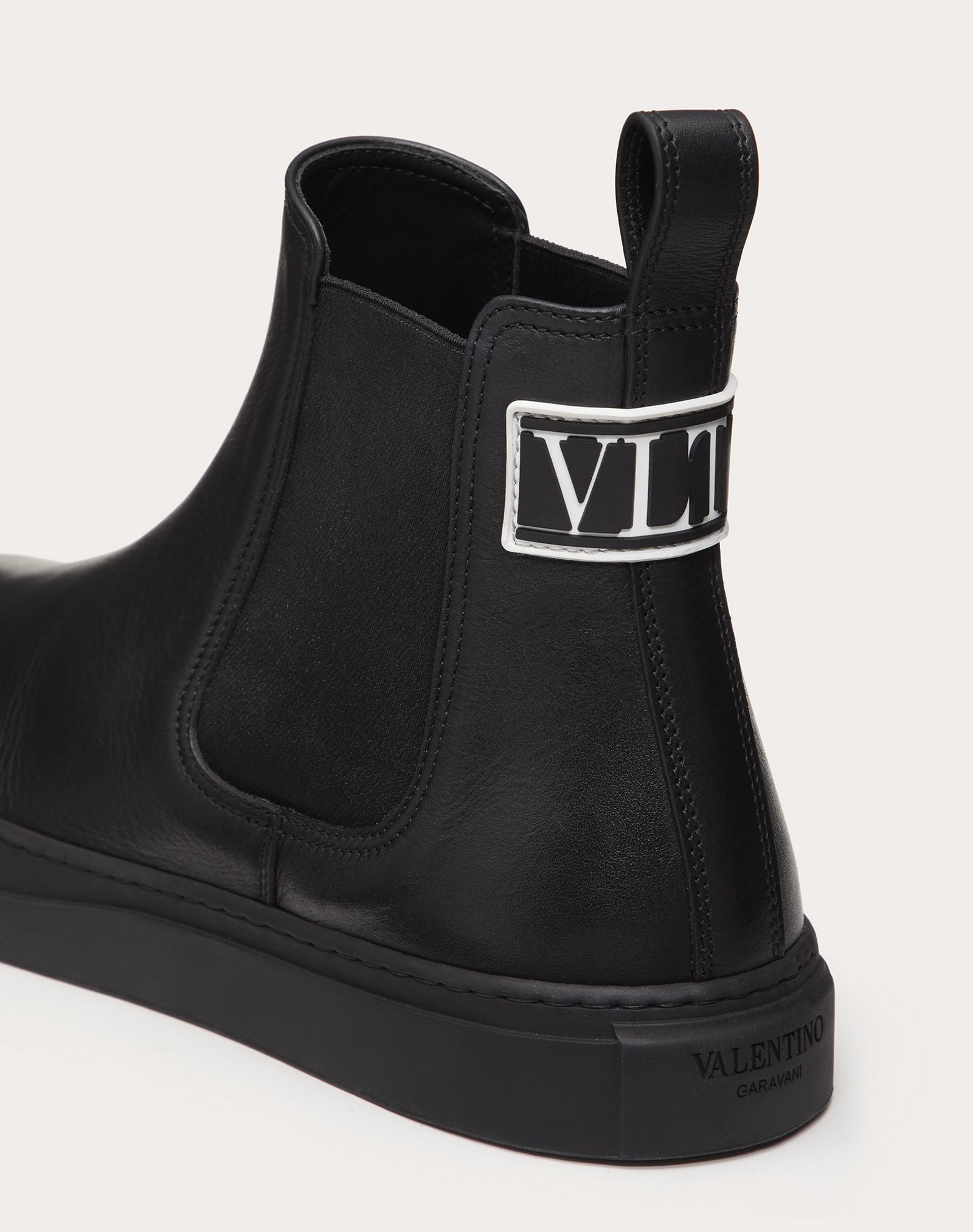 Calfskin Beatle Boots with VLTN Tag - 5