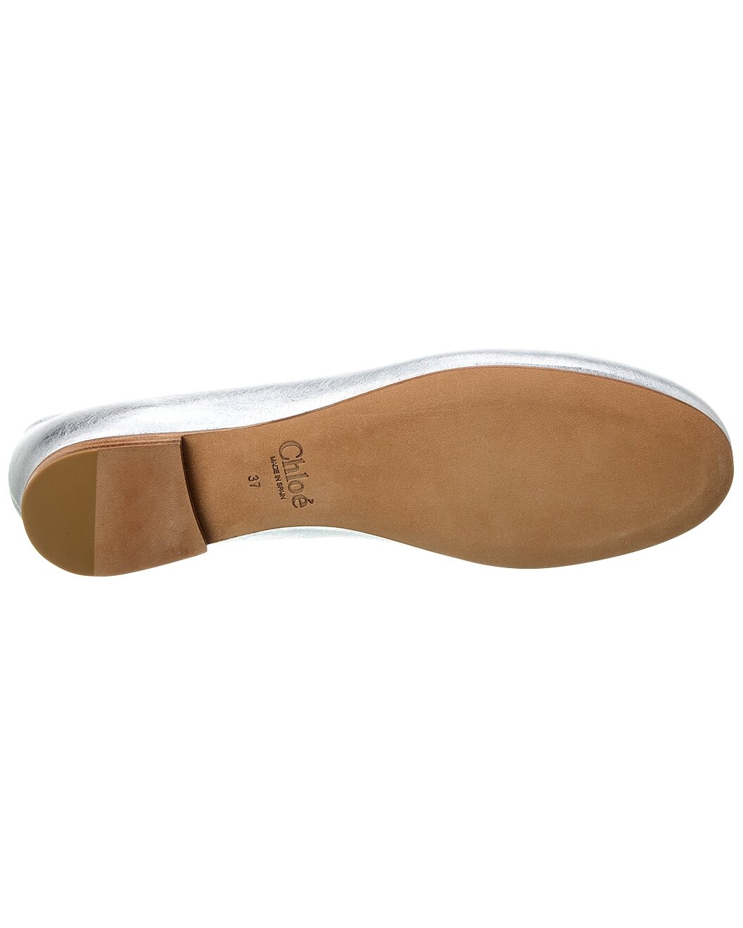 Chloé Marcie Metallic Leather Ballet Flat - 4
