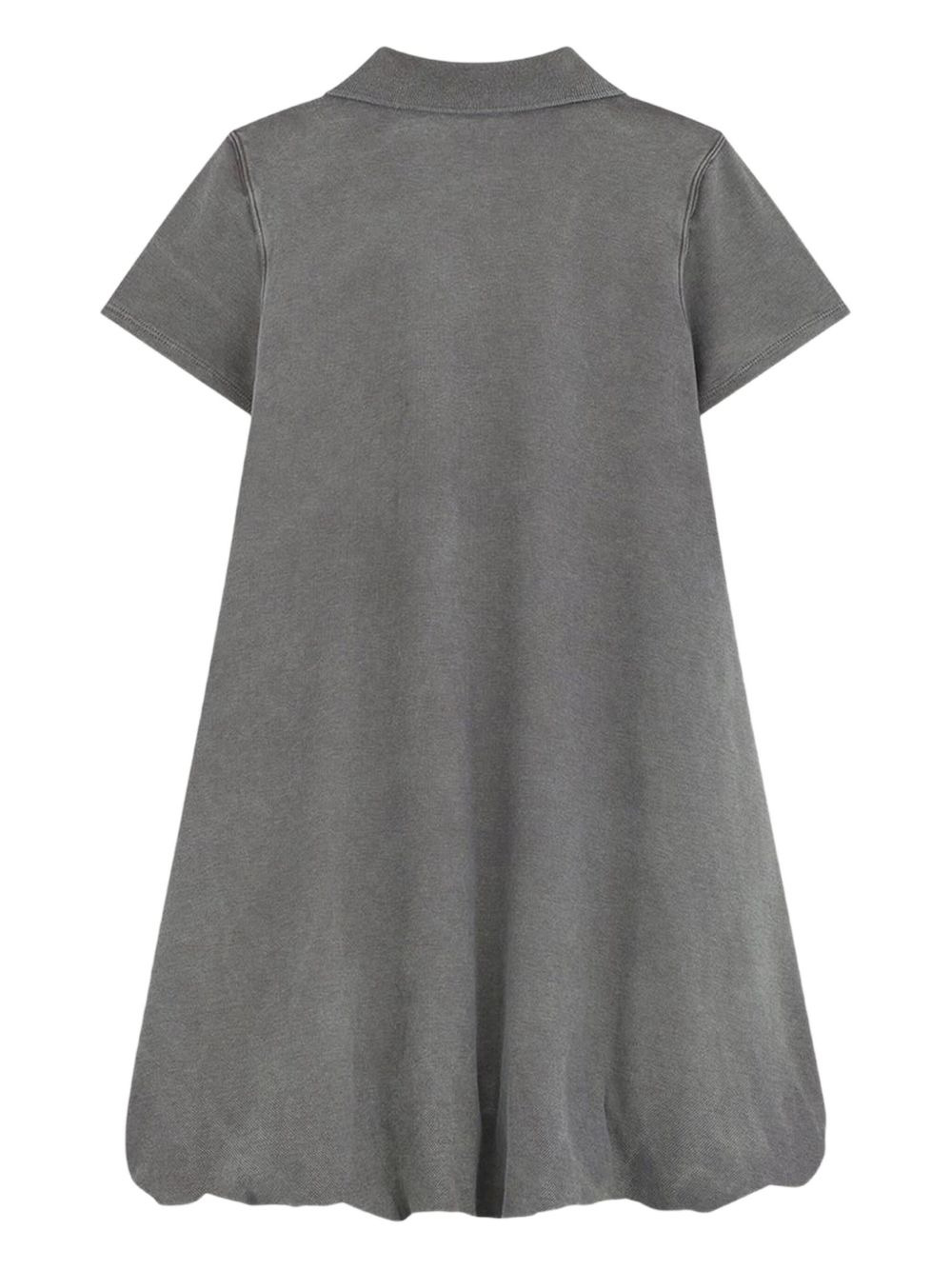 logo-embroidered polo dress - 2