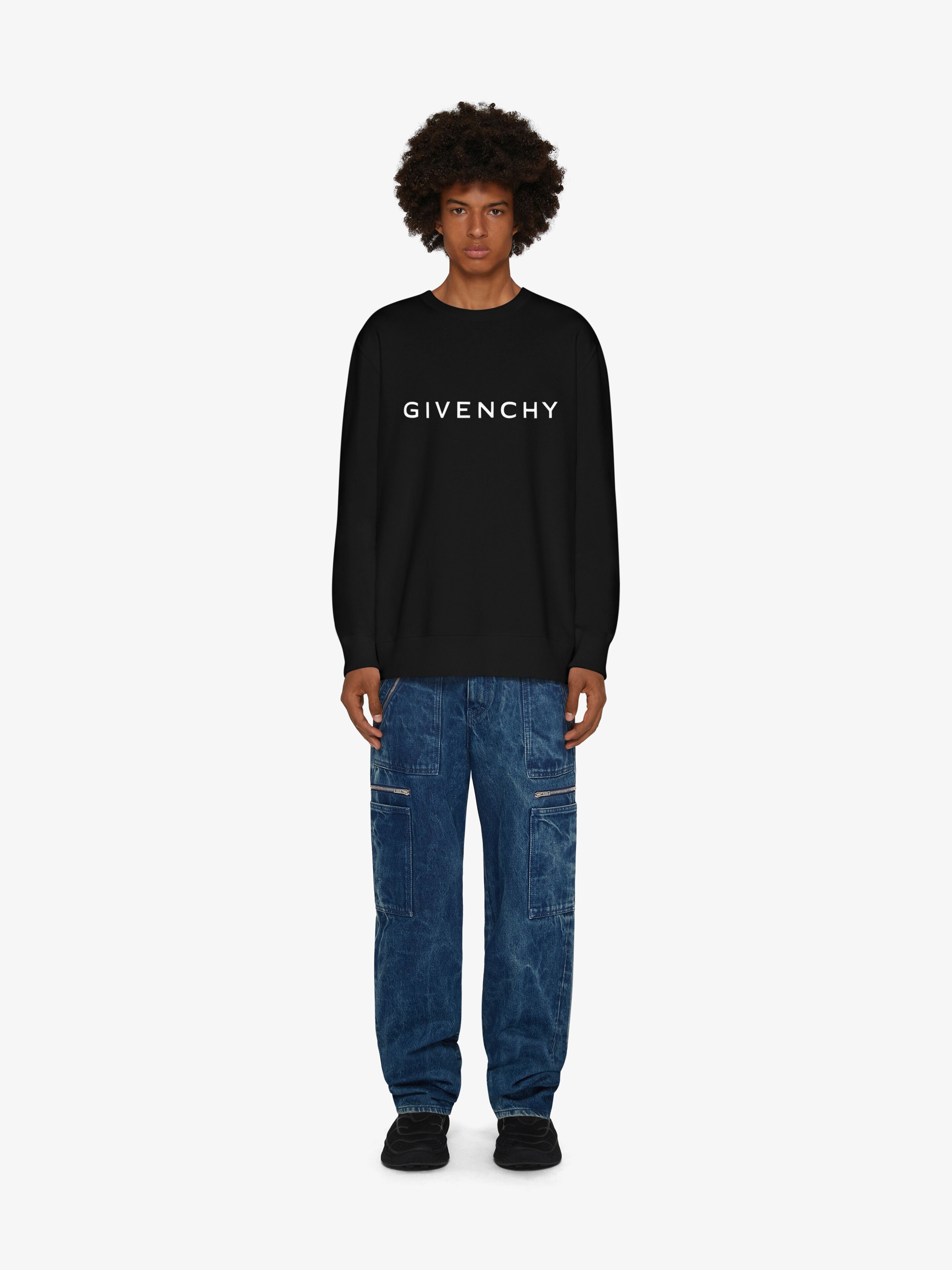 GIVENCHY ARCHETYPE SLIM FIT SWEATSHIRT IN FLEECE - 2