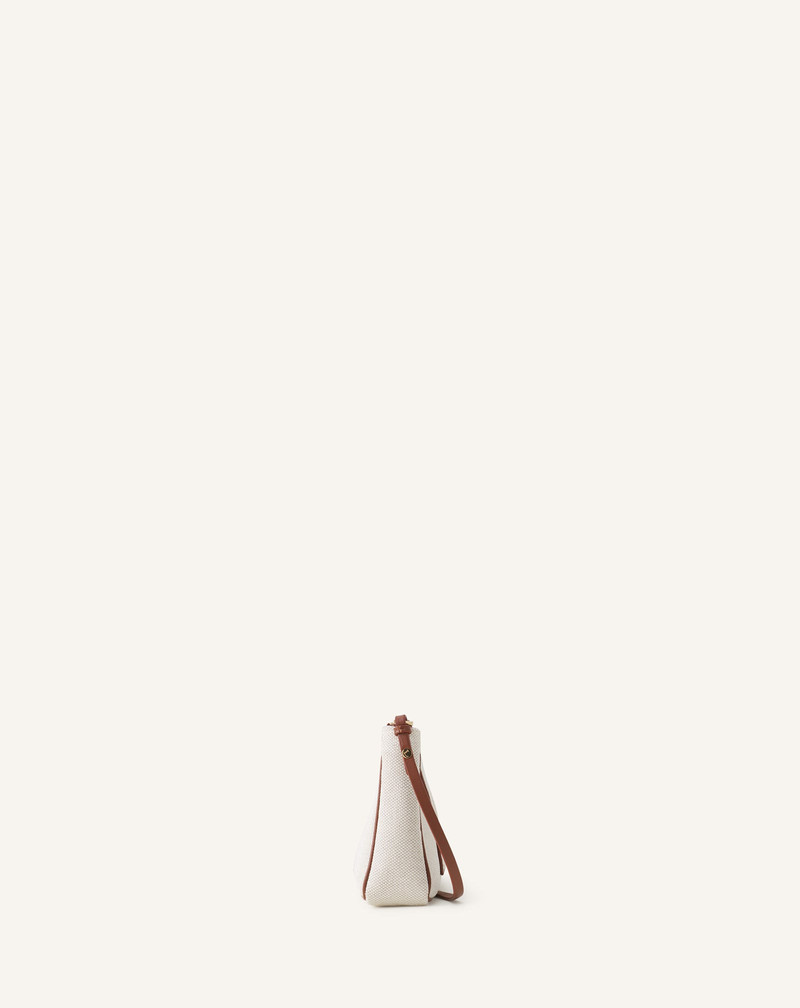 COMPAGNON SMALL ZIPPED SHOLDER BAG IN CANVAS 4