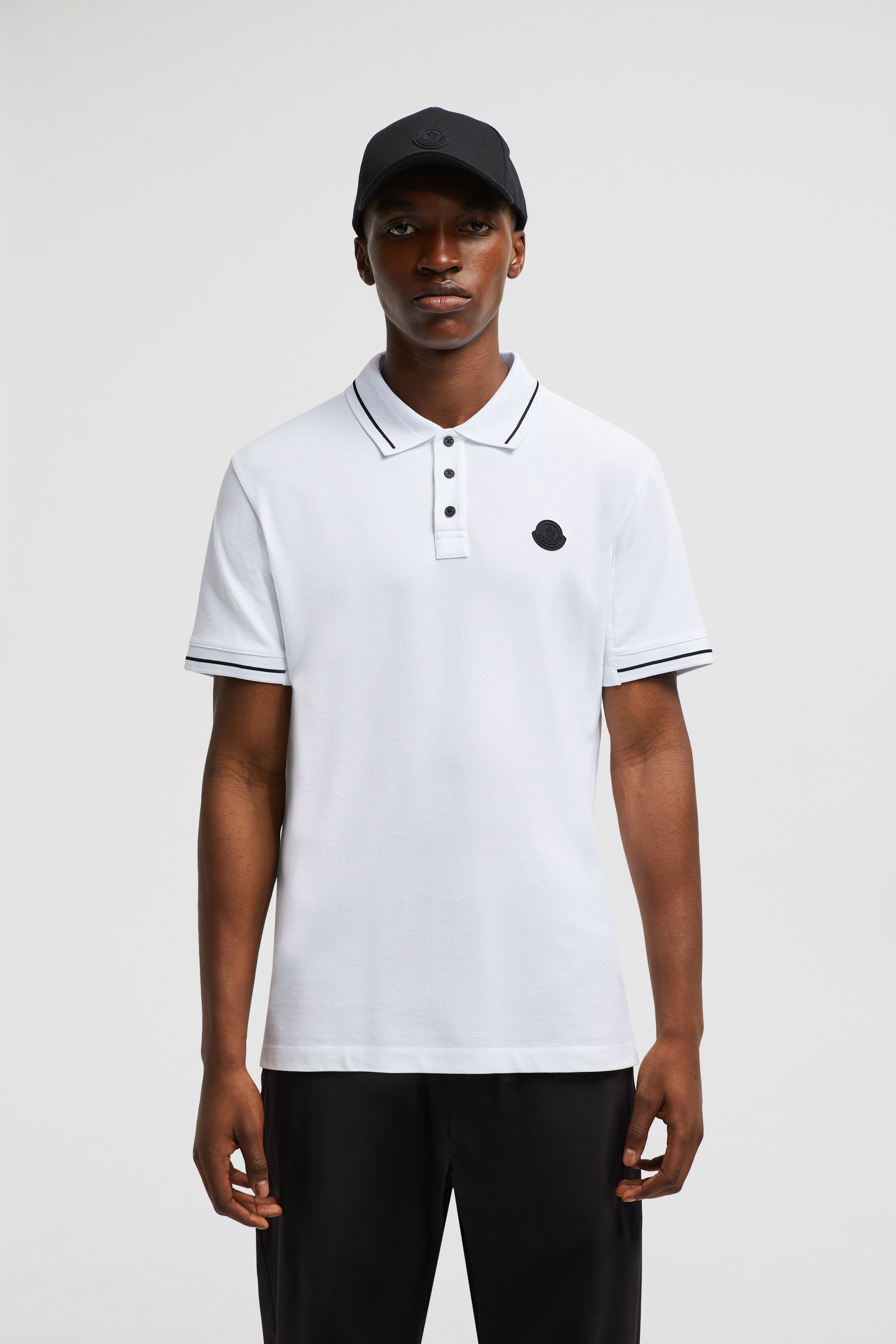 Logo Patch Cotton Polo Shirt - 2