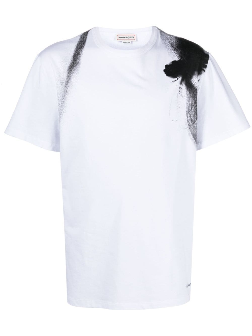 Dragonfly-print cotton T-shirt - 1