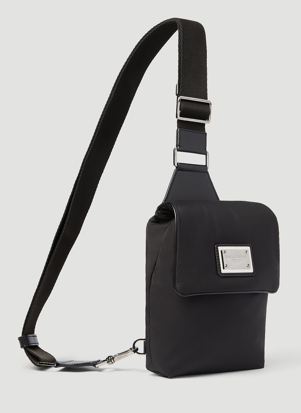 Dolce & Gabbana Men Logo Plaque Nylon Belt Bag - 2