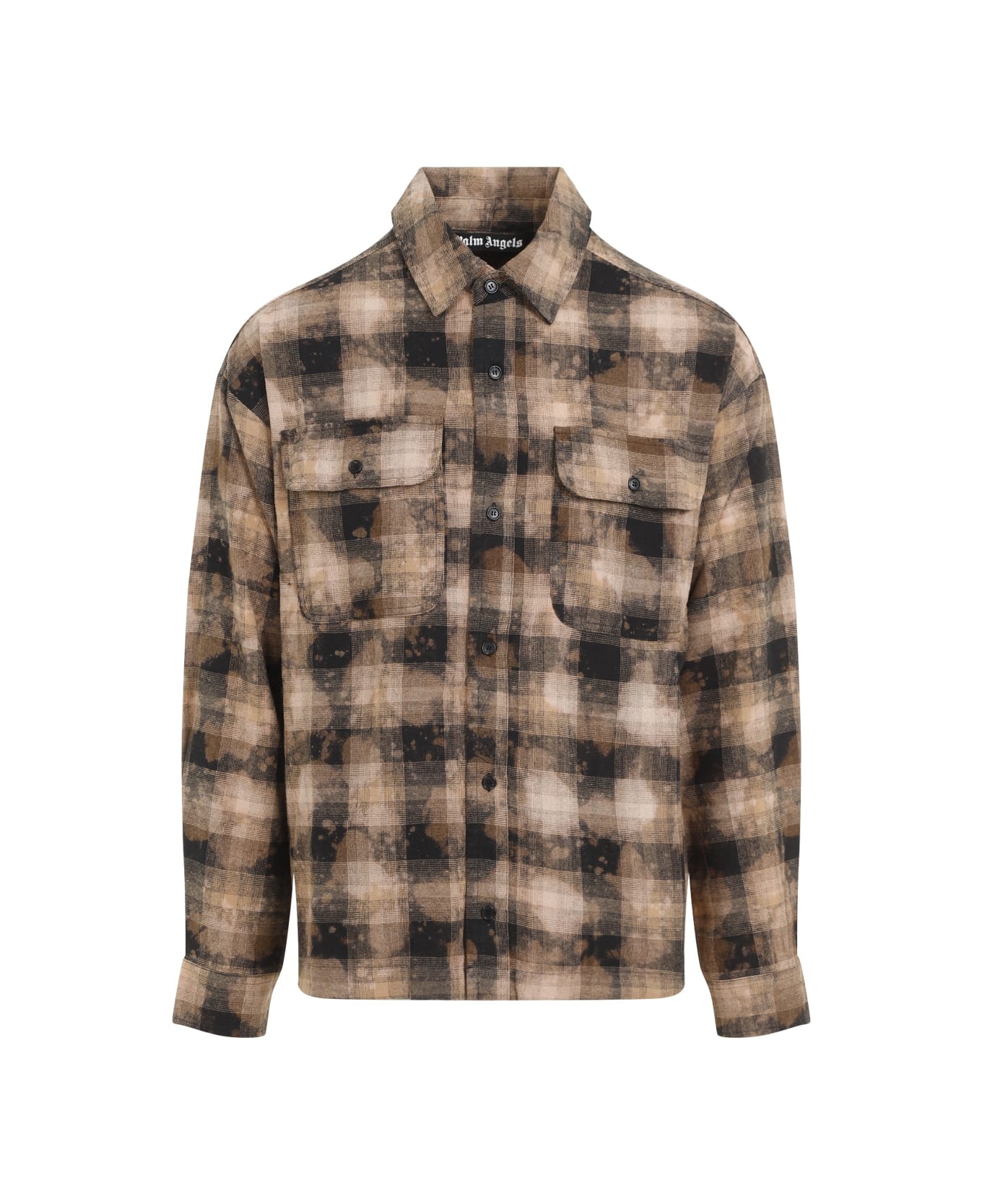 Curved Logo Check Shirt - 2