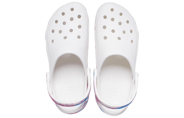 (WMNS) Crocs Classic Platform Dream Clog 'White Purple' 207580-94S - 6