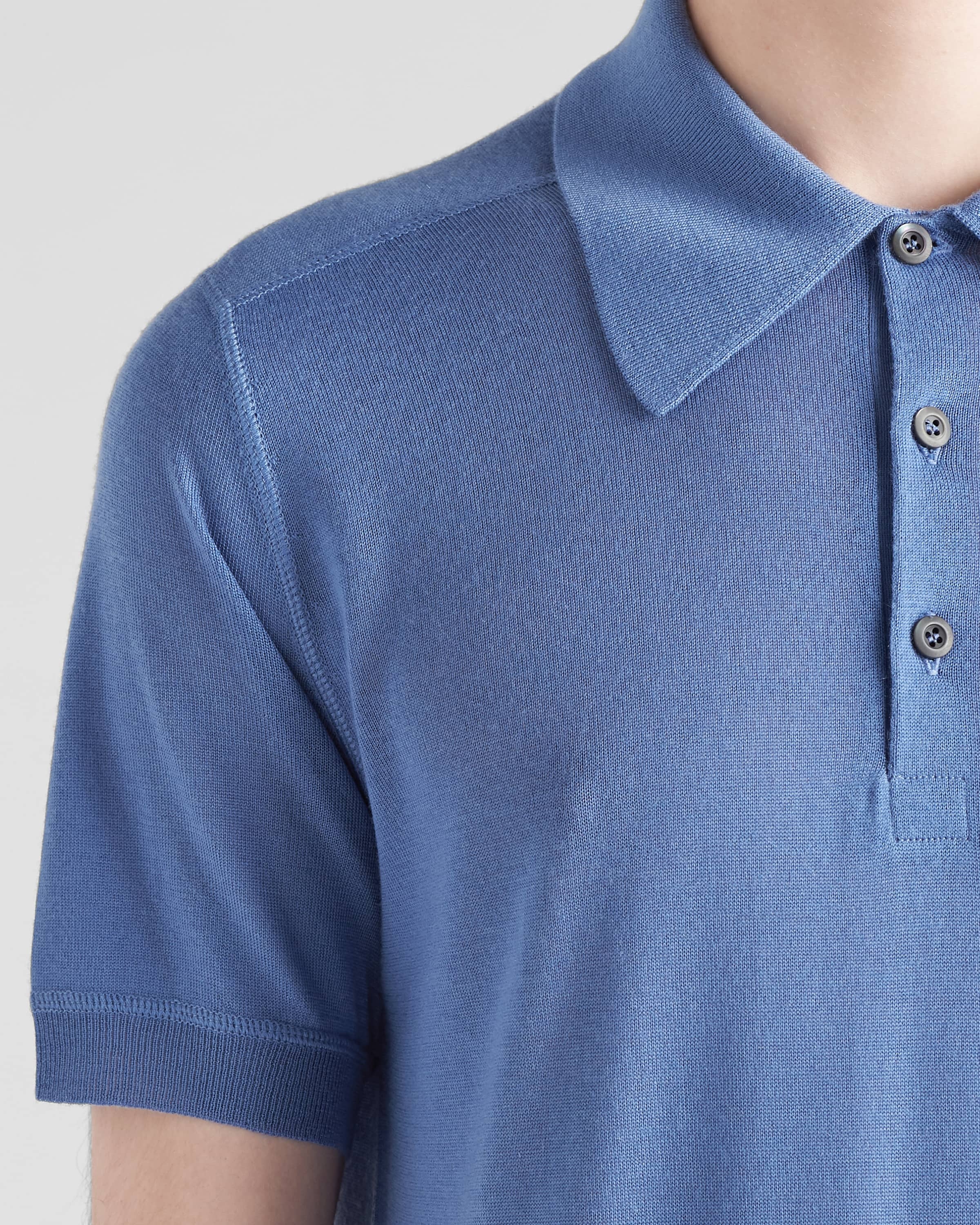 Cashmere polo shirt - 4