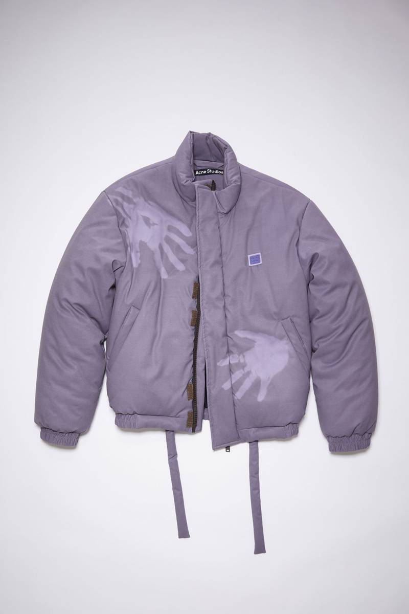Acne Studios Heat reactive jacket - Black/lilac purple - FA-UX