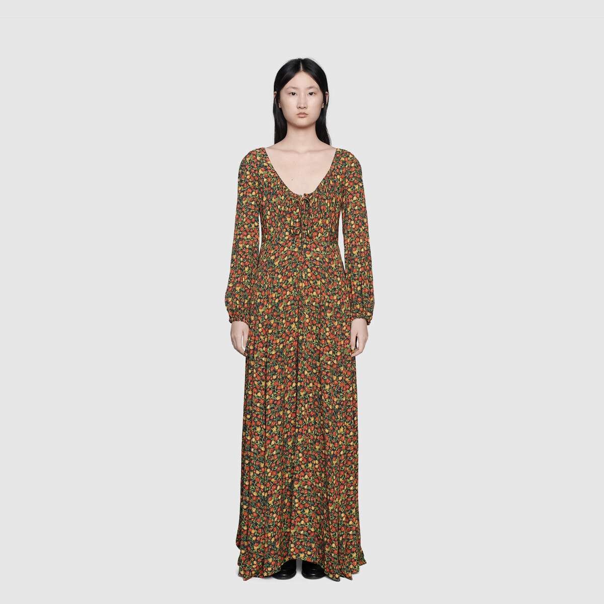 Gucci Liberty floral crêpe dress - 3