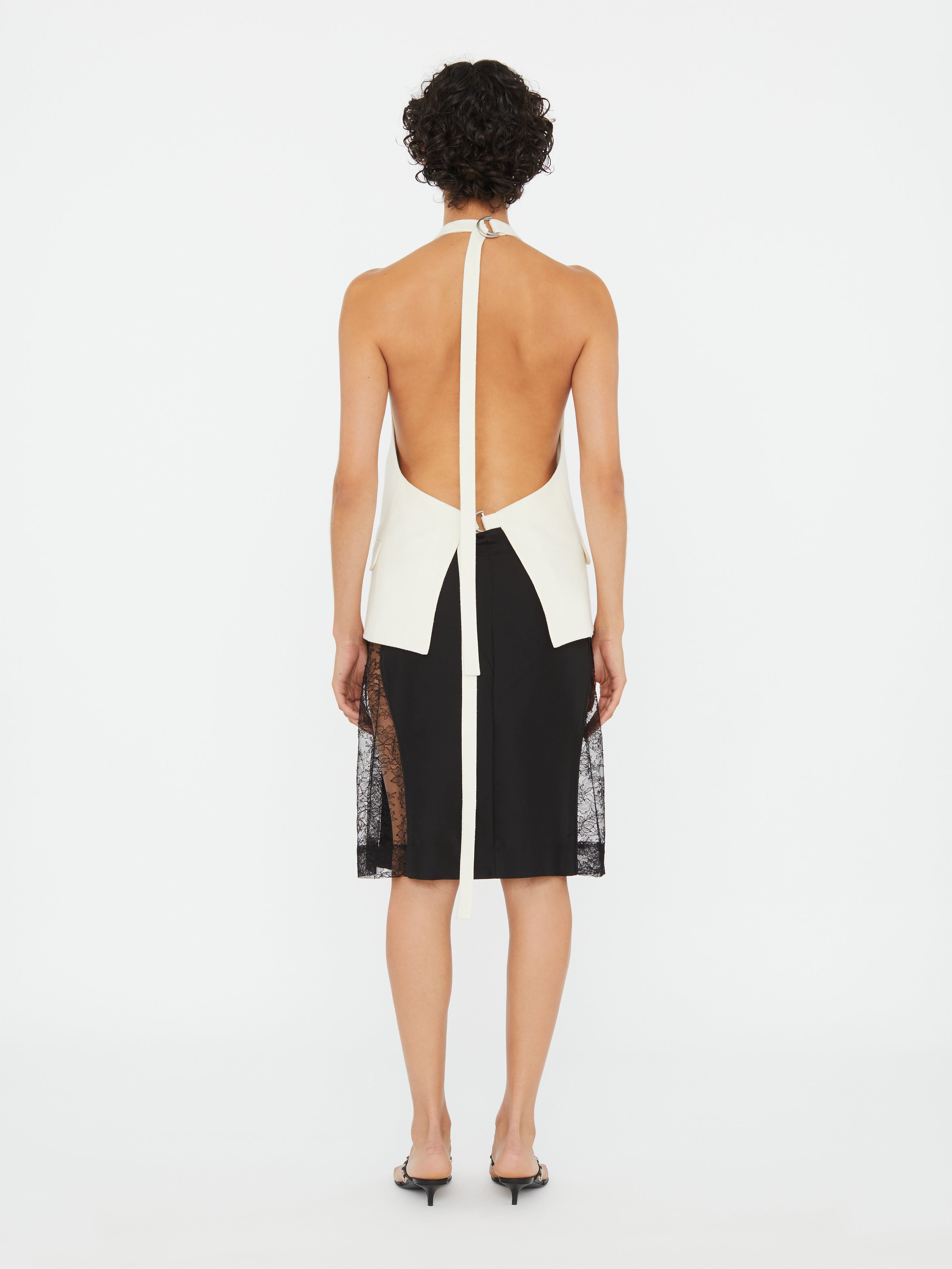 Tuxedo Contrast Silk Vest - 5