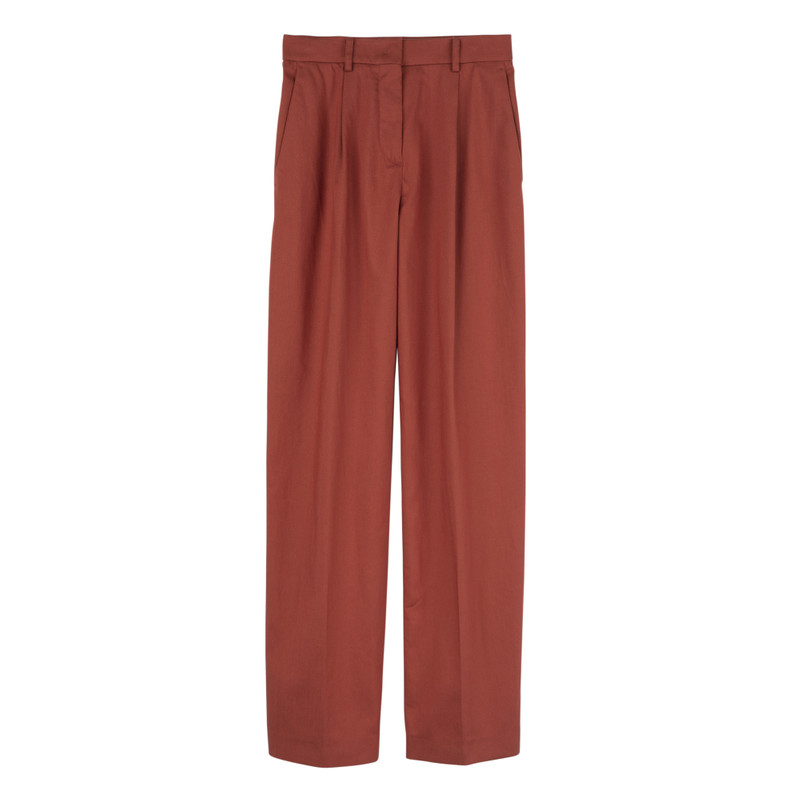 Trousers Terracotta - Gabardine 1