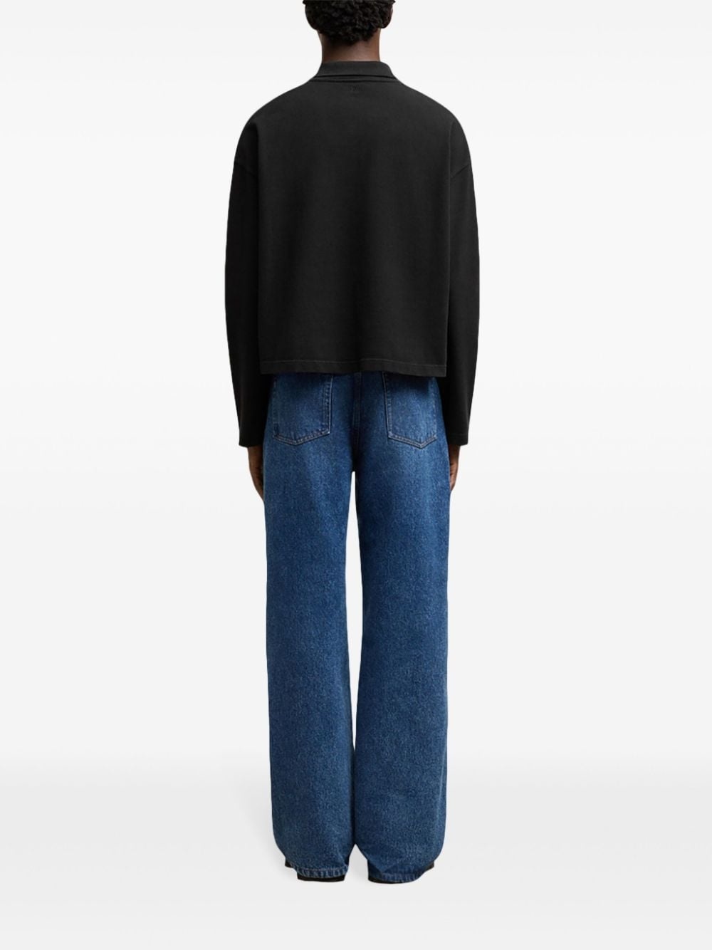 Ami De Coeur long-sleeved polo shirt - 4