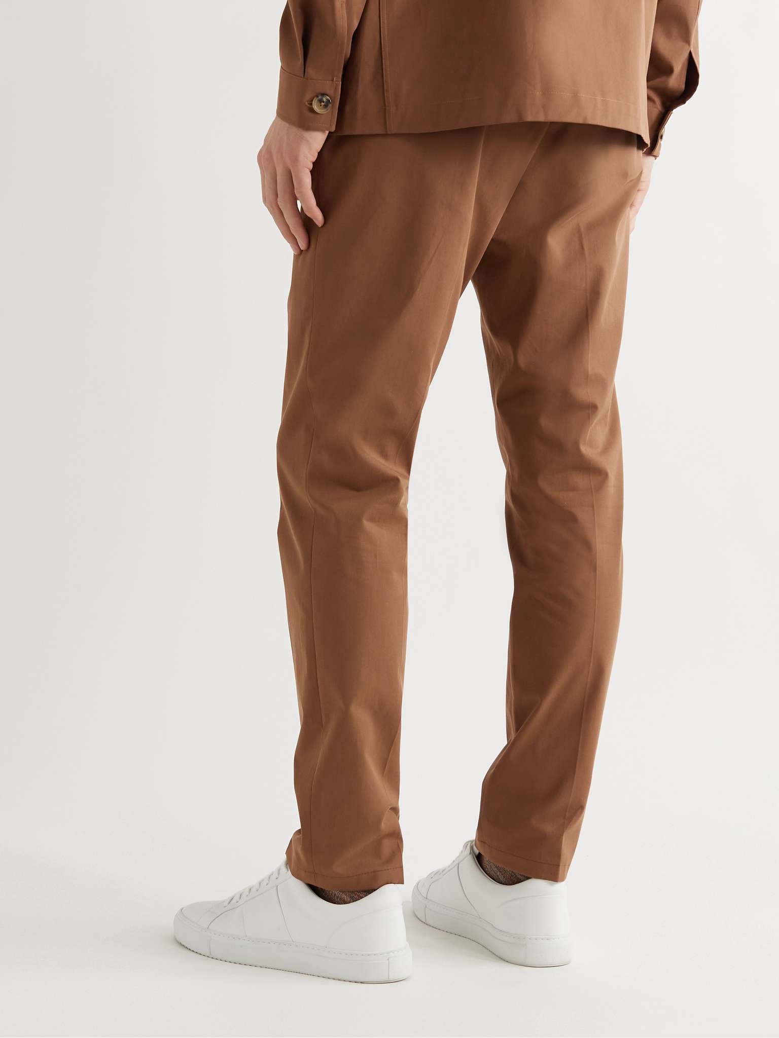 Stretch Organic Cotton-Twill Trousers - 4