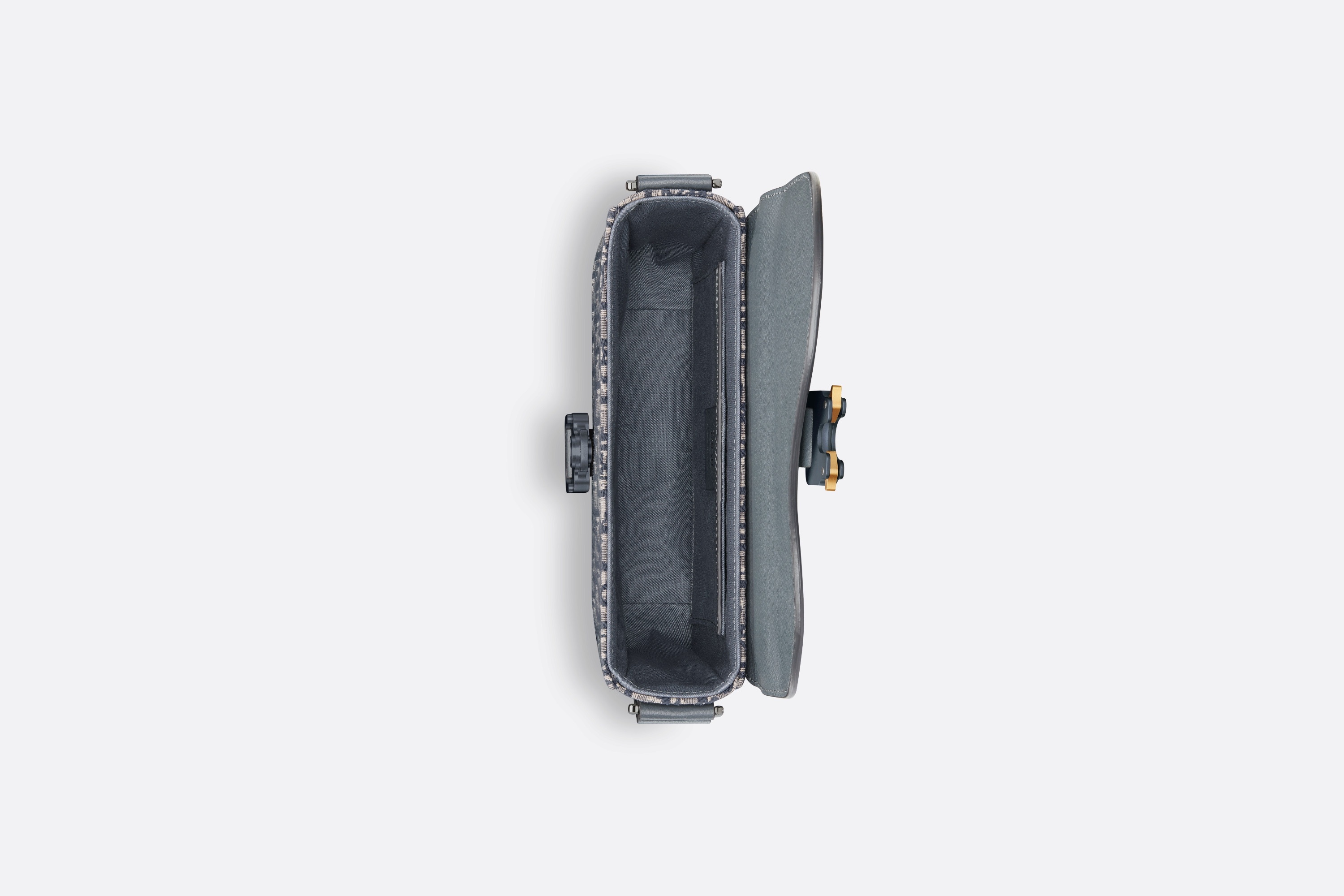 Small Saddle Messenger Bag with Flap - 4