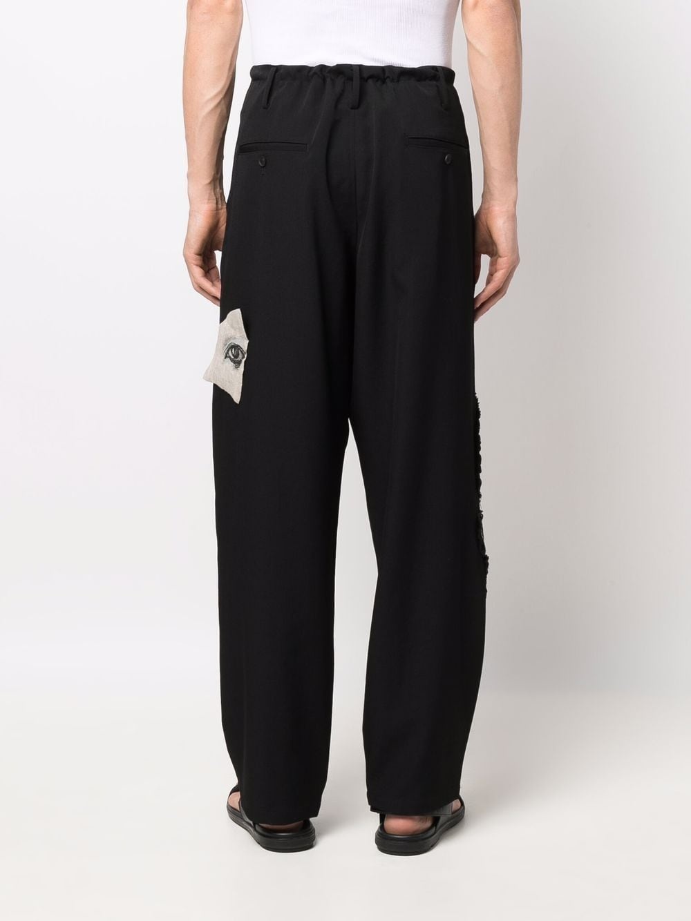 DRAWSTRING STRAIGHT-LEG TROUSERS - 4