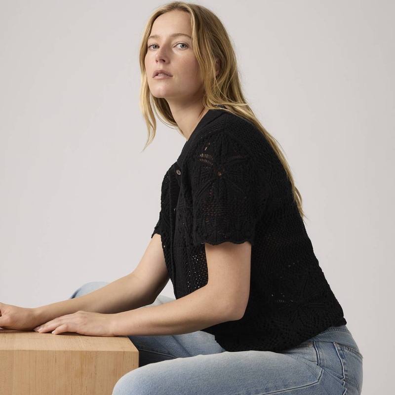 Levi's SUSANNA FLORAL CROCHET SHIRT outlook