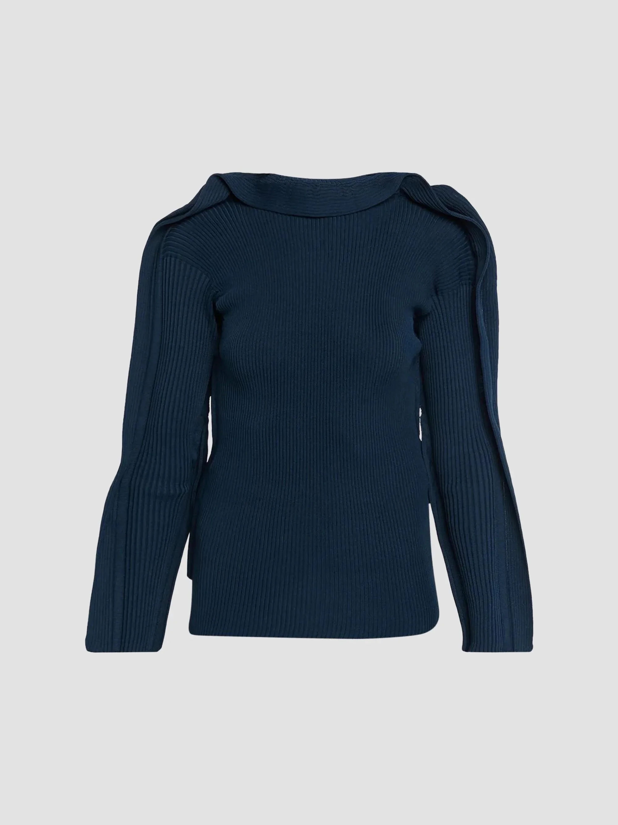 Women's Prance Rib-Knit Top - Navy - 1