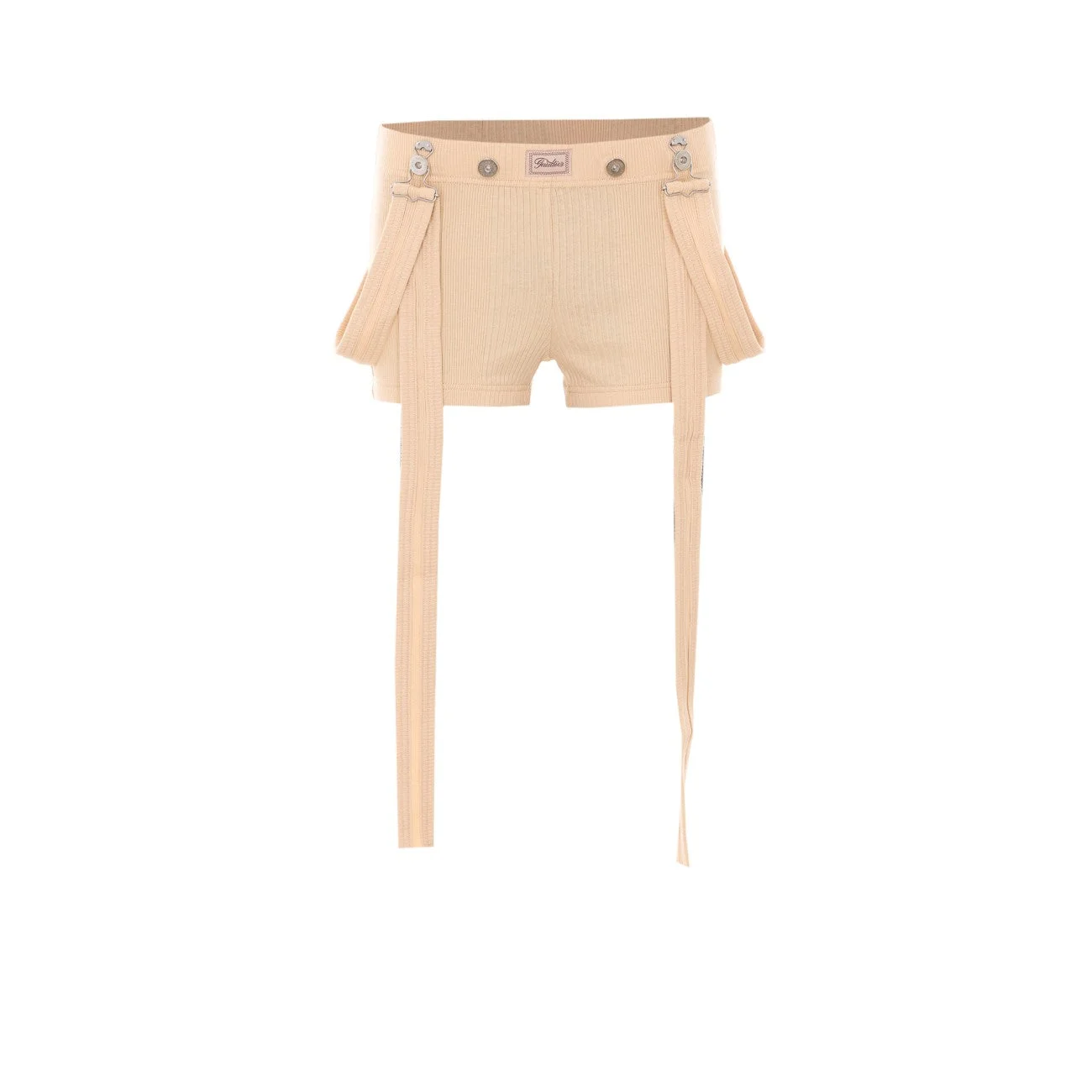 Jean Paul Gaultier Women Gaultier Patch And Overall Buckles Shorts - 1