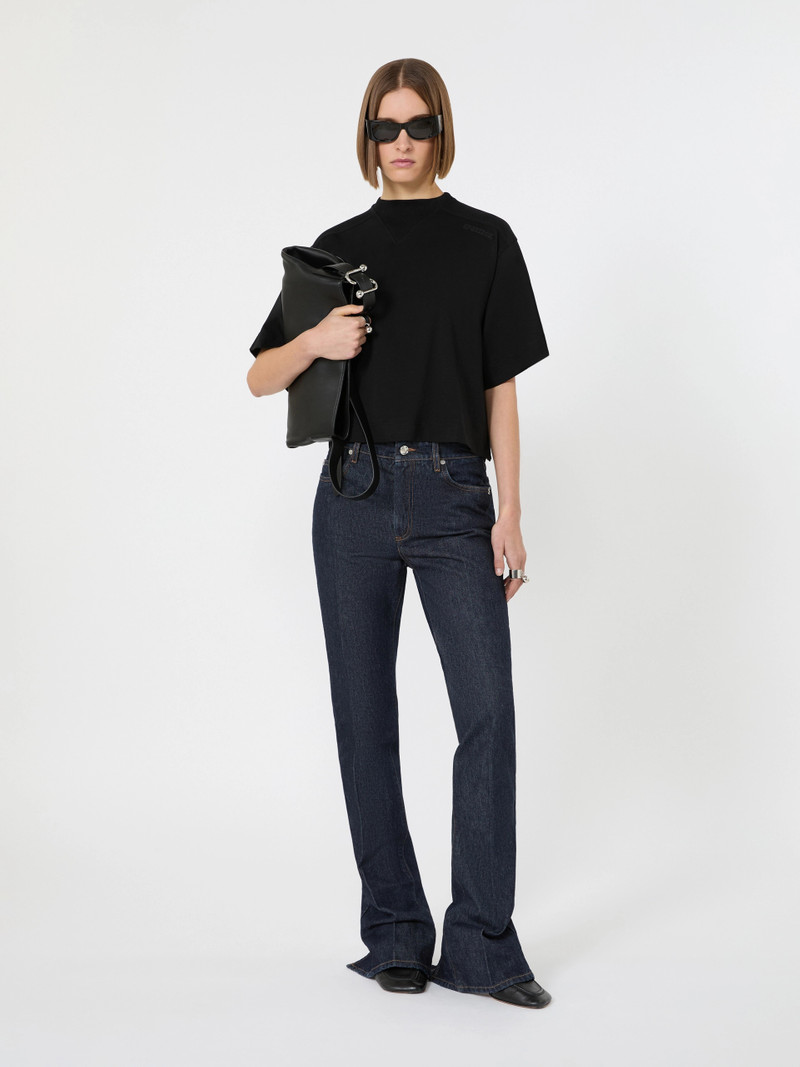 Sportmax Cotton T-shirt - BLACK outlook